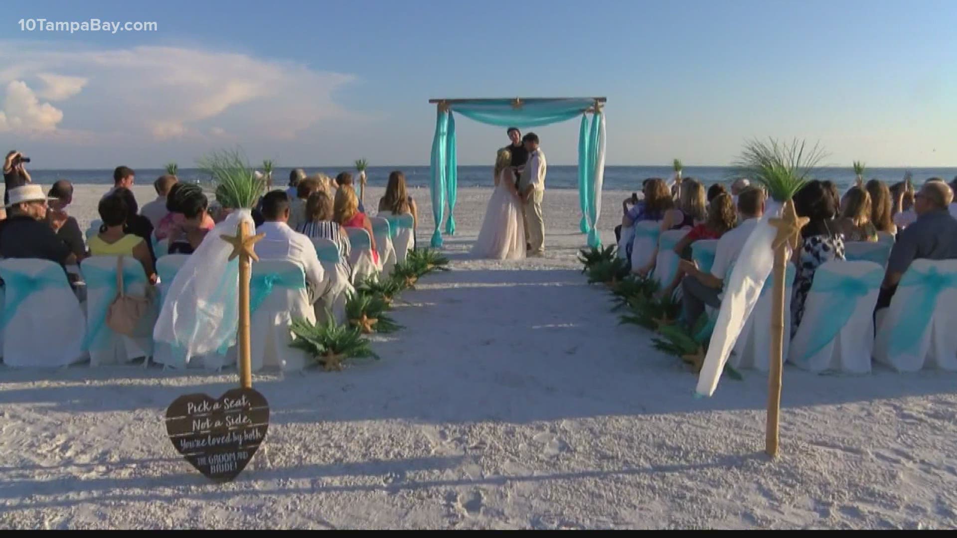Event and travel restrictions in other states are driving many couples to host destination weddings in Tampa Bay.