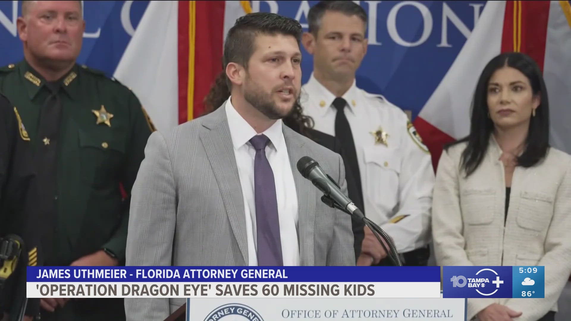 Officials are calling the effort the largest child recovery mission in U.S. history. Florida's Attorney General said many of the children were trafficking victims.