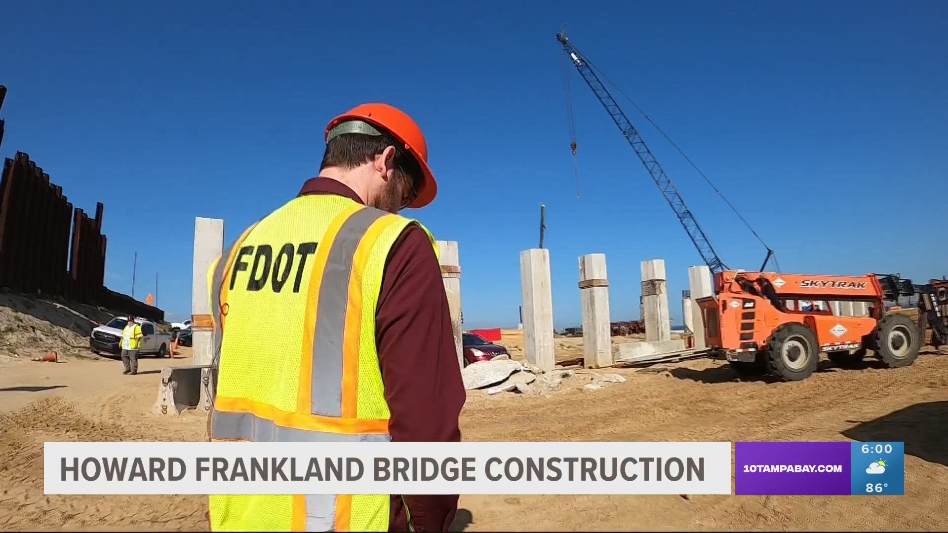 The new Howard Frankland Bridge is expected to be completed in 2025.