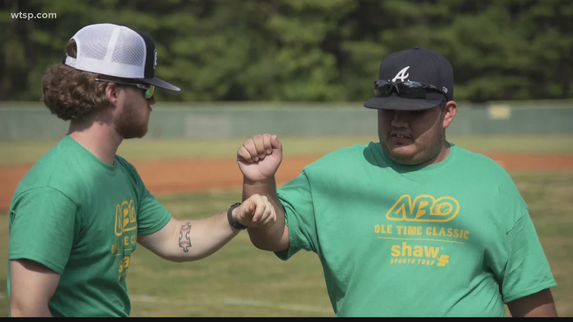 Taylor Duncan's non-profit offers people with autism the chance to play baseball in a traditional team setting.