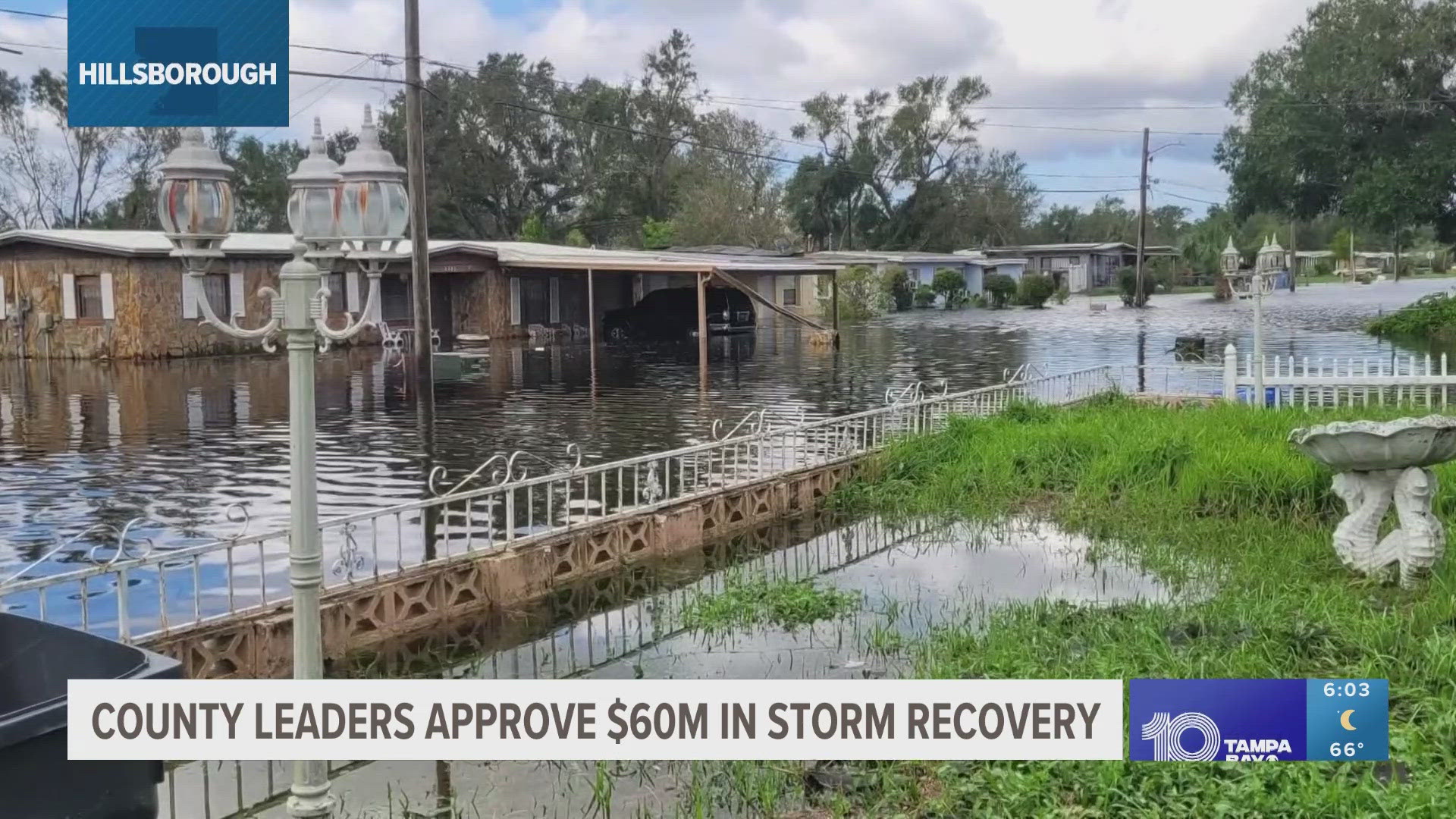 County leaders met for the first time since Hurricane Milton yesterday and the board voted to move forward with a $60 million plan to pick up storm debris.