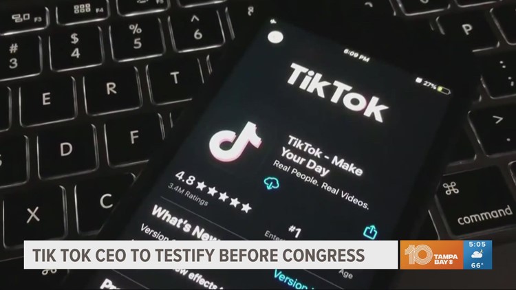 TikTok CEO to testify before Congress to address security concerns