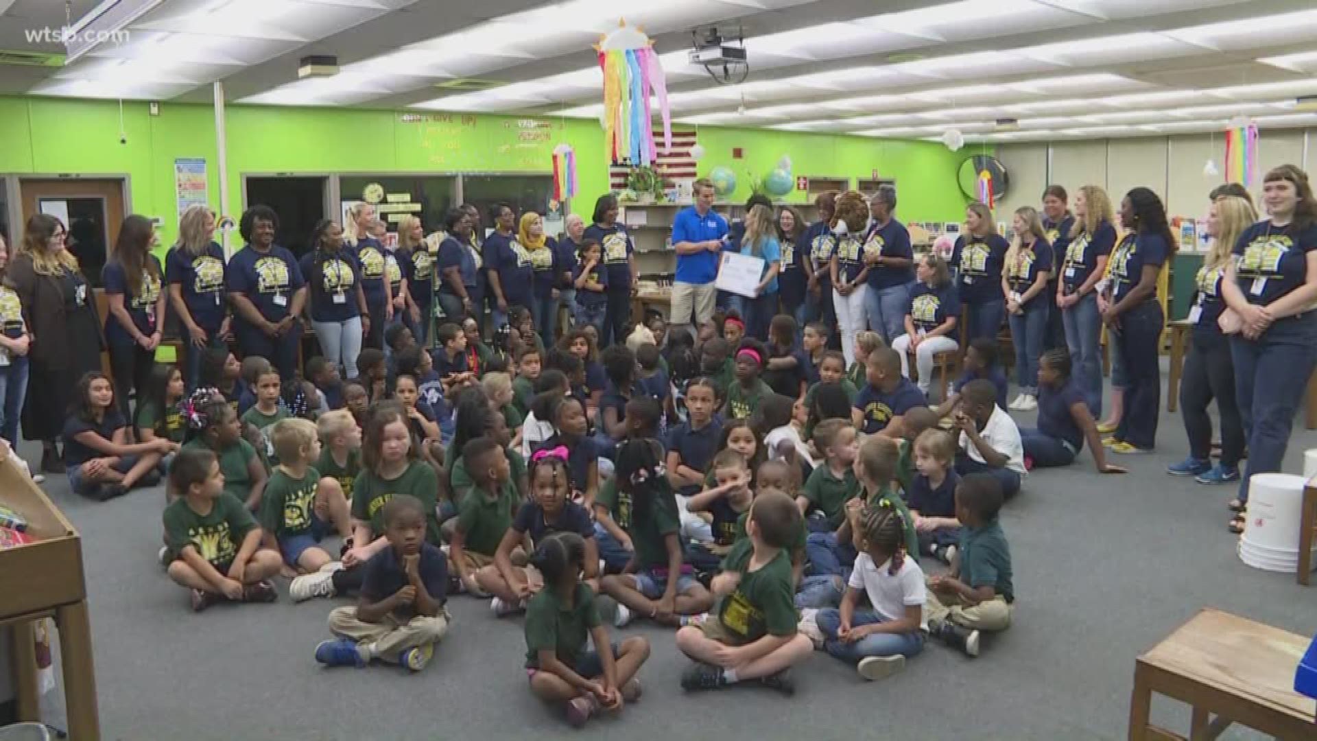 Duke Energy Florida presented a $1,000 check to Garner Elementary School. https://on.wtsp.com/2UY8exP