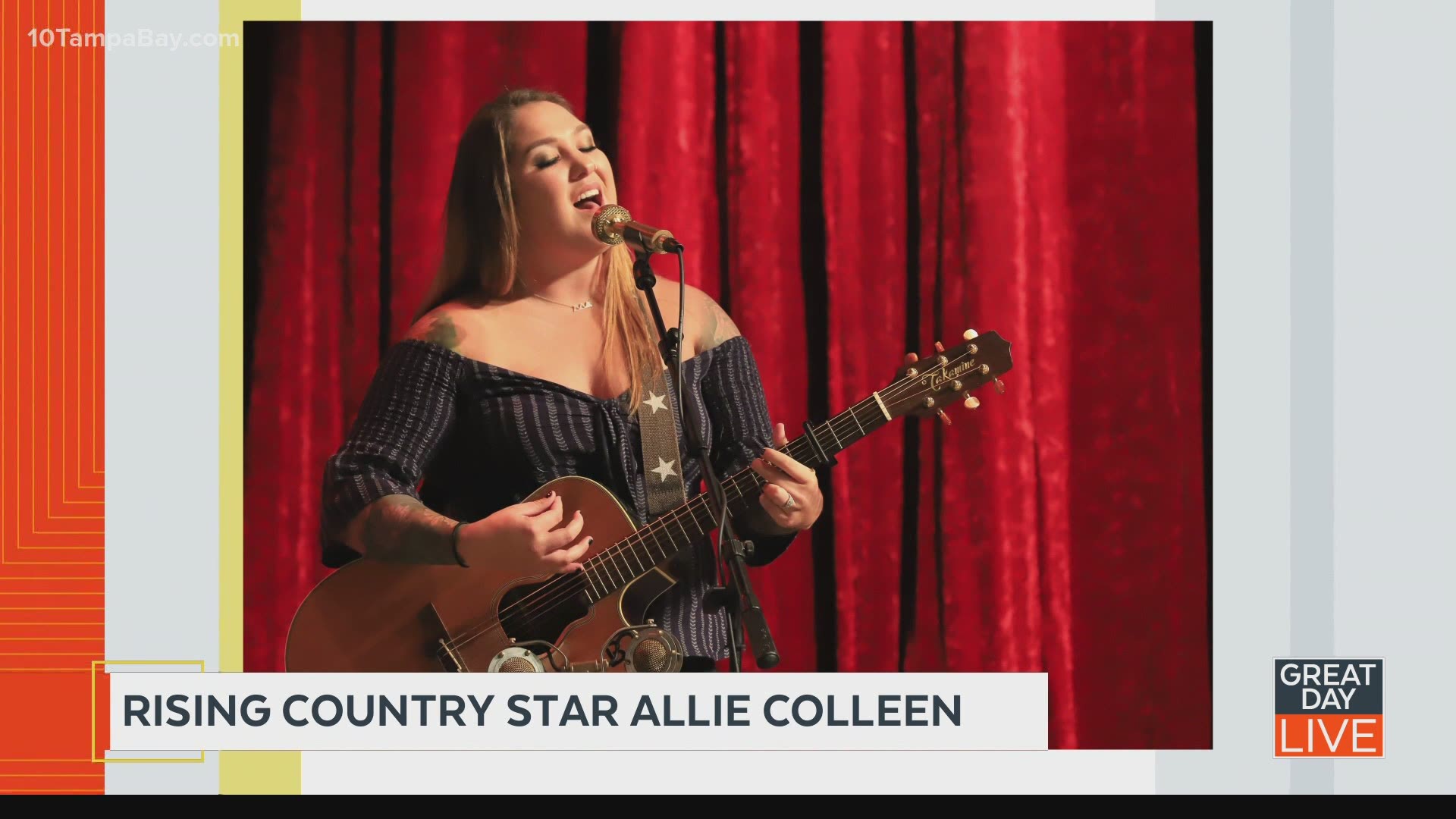 Rising country star Allie Colleen in Holiday, FL
