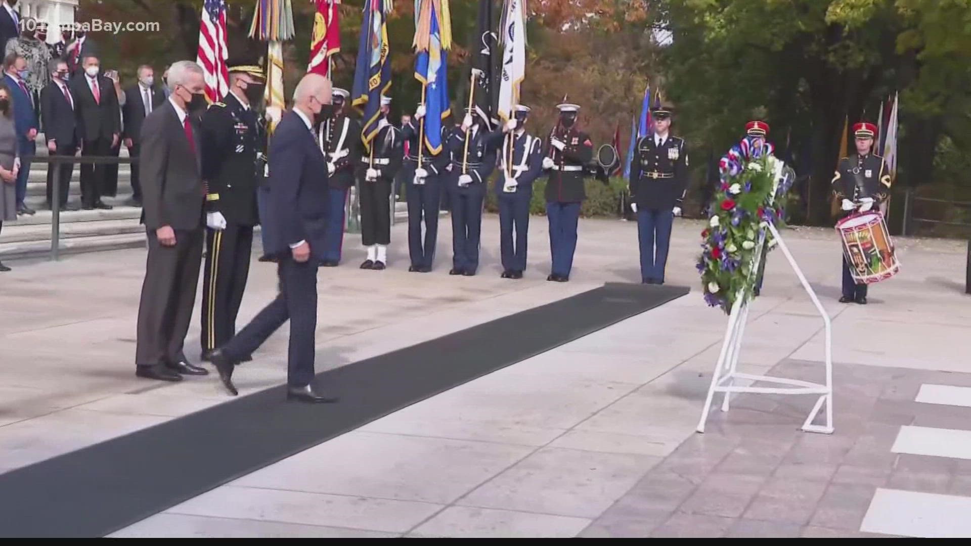 The president announced a plan to find a potential connection between rare respiratory cancers and time spent overseas breathing poor air.