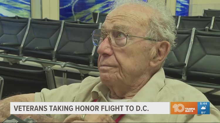 Local veterans travel to Washington, DC, to visit memorials honoring them