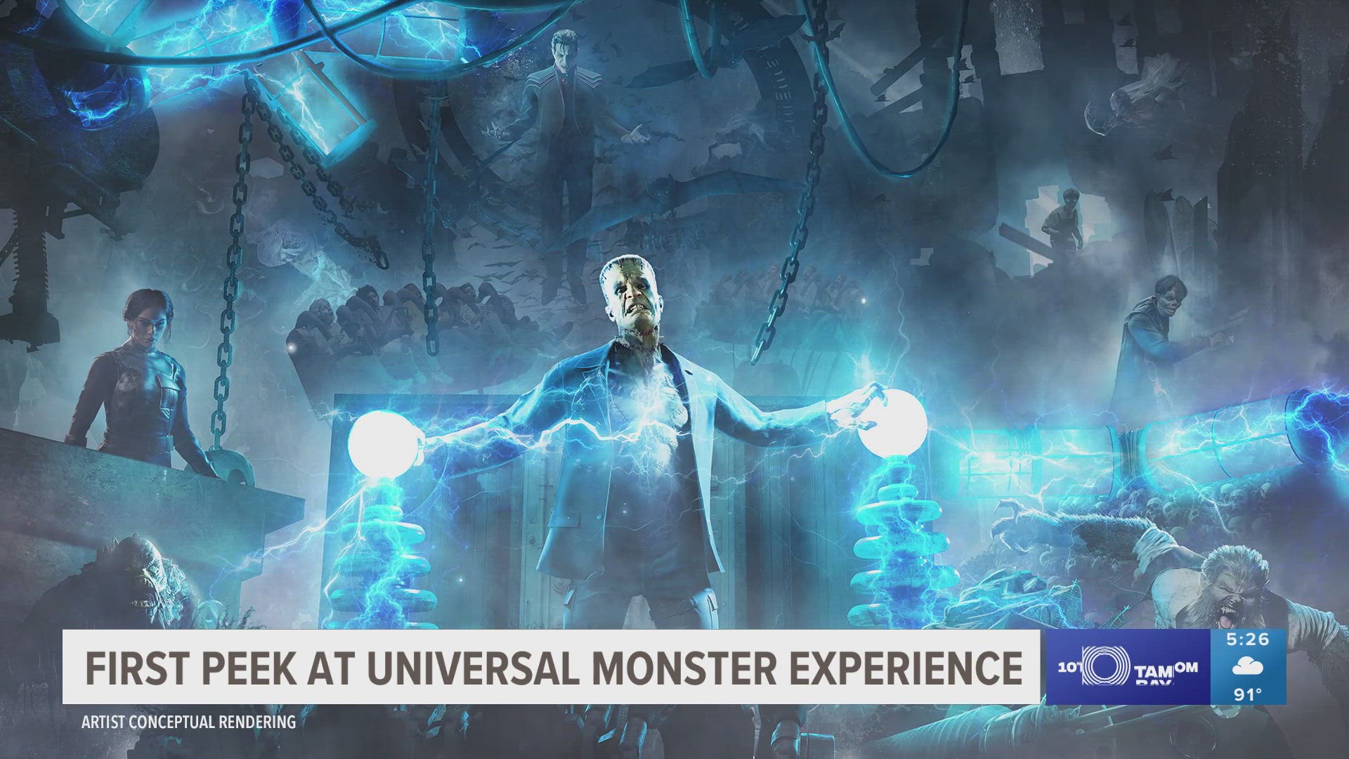 The new park will open in 2025, showcasing the monsters that originally brought Universal to life. In addition to rides, the park will have restaurants and eateries.
