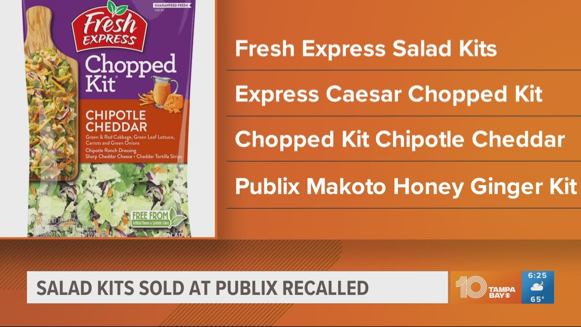 Meijer premade salad kits recalled over possible listeria contamination