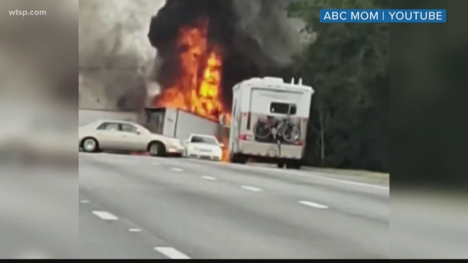 7 People Dead Including Children In Fiery I 75 Crash Near Gainesville Wtsp Com