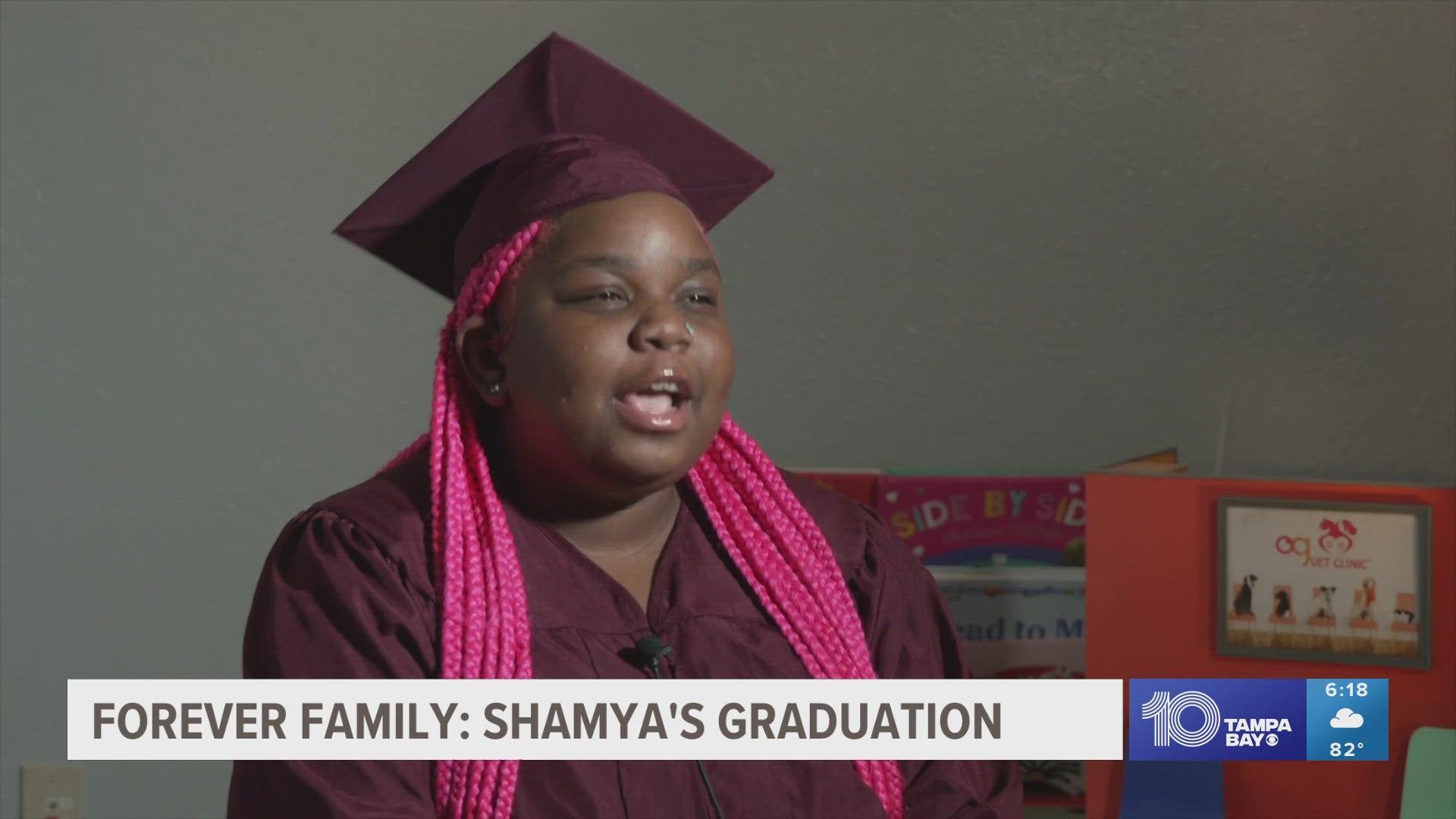 Despite the many challenges Shamya faced in her life, she graduated valedictorian for her class.