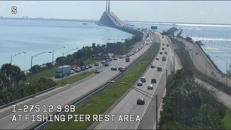 Northbound I-275 Closed At Rest Area Near Skyway Bridge Due To Crash ...