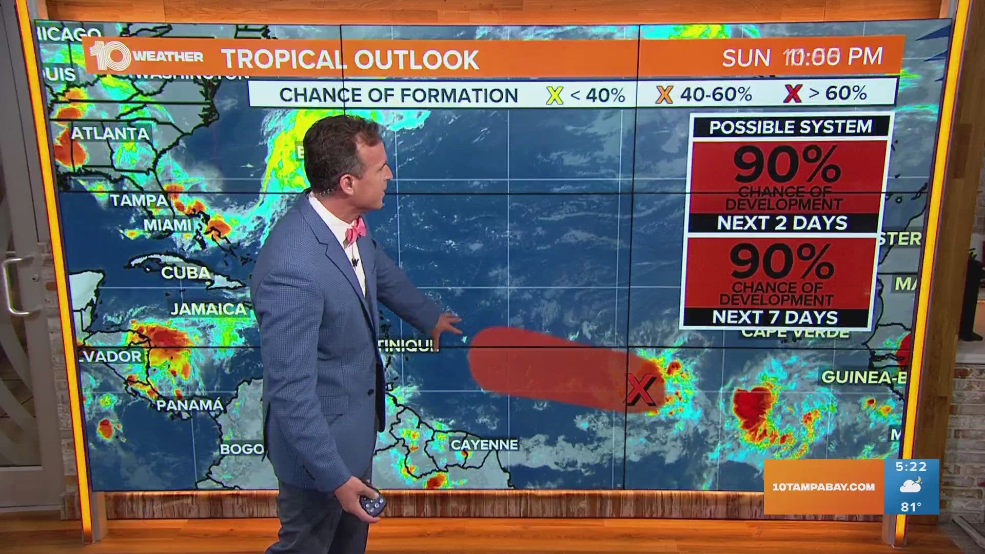 Tropical Atlantic Update: Watching Major Hurricane Fiona, Tropical  Depression 8, and a disturbance in deep tropics