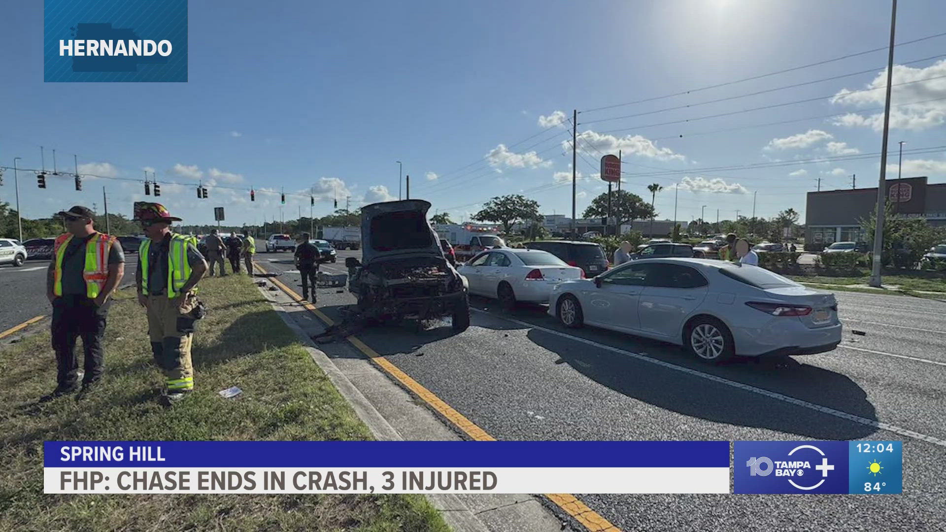The pursuit began at a RaceTrac gas station in Crystal River after reports of a "suspicious person encounter," officials said.