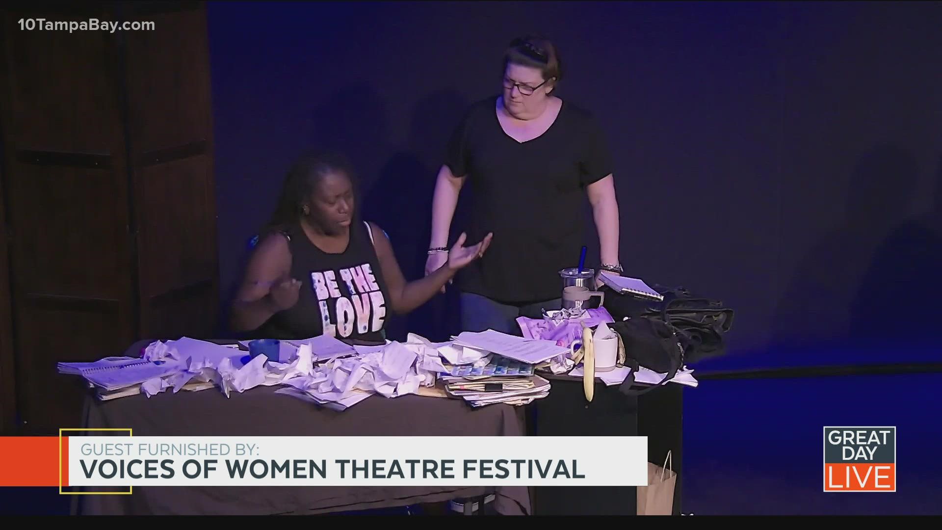 The “Voices of Women” theatre festival elevates the voices of female playwrights from throughout the U.S. and Canada.