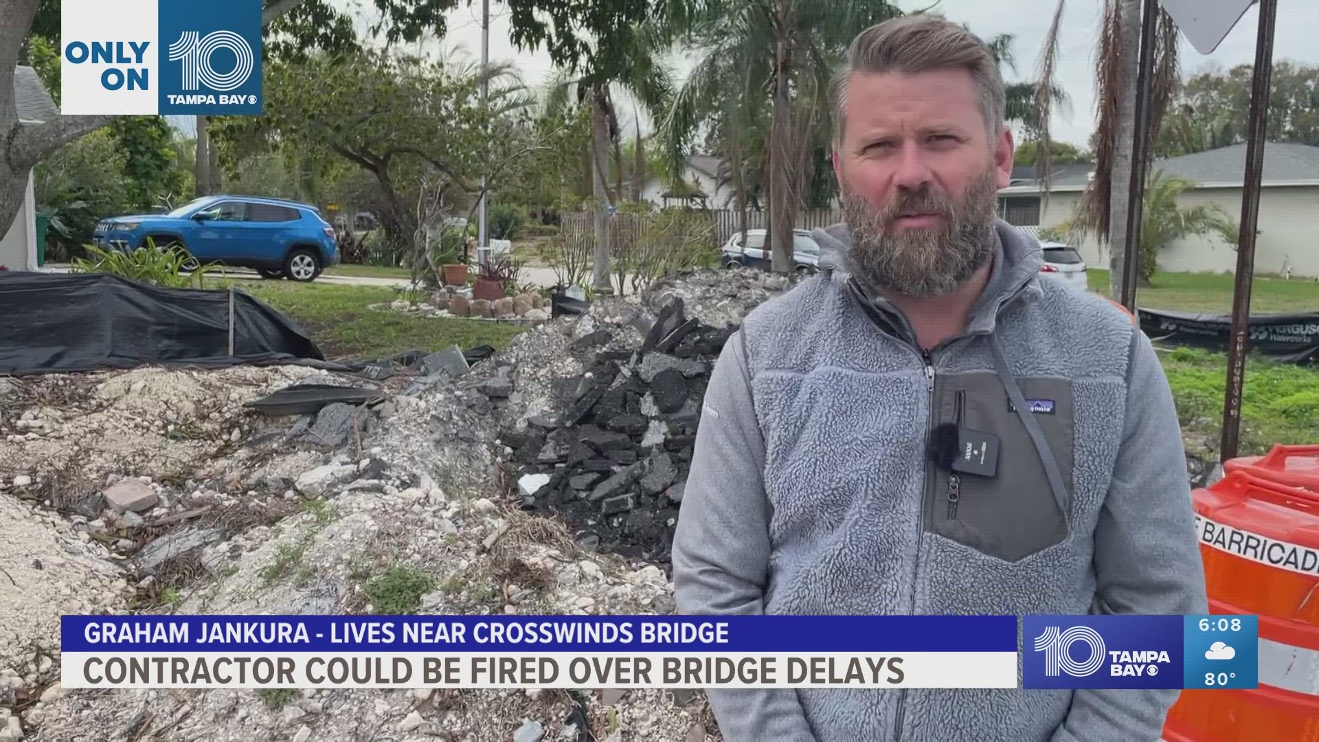 Delays on two bridge replacement projects in Pinellas County have leaders considering firing the contractor hired to do the job.