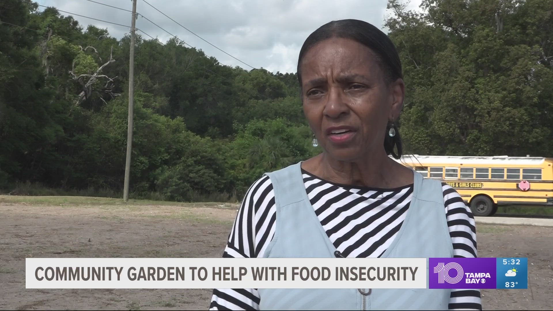 "This food garden is one of the major ways we're saying, 'Hey let's cure this,'" she said.