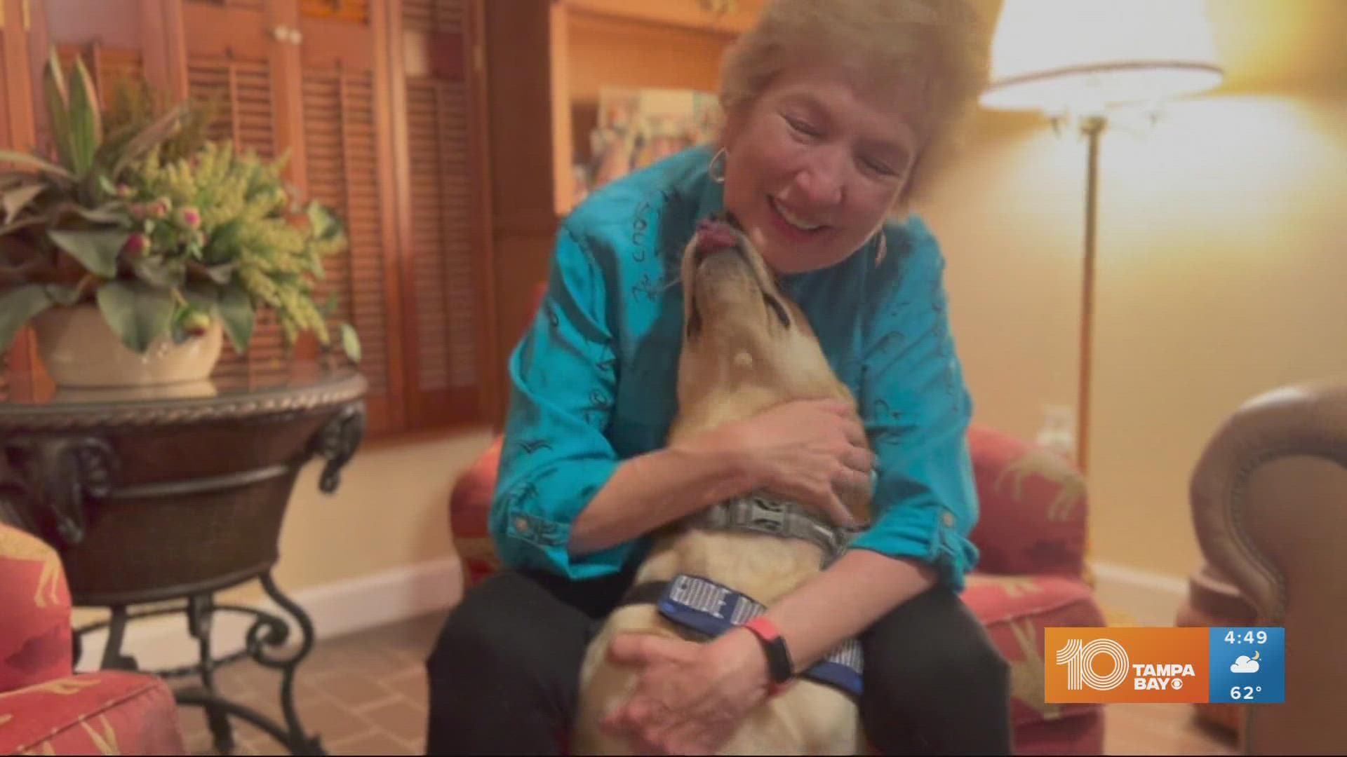 Nancy is a psychologist, mom and grandma. But one of her passions is working with Southeastern Guide Dogs.