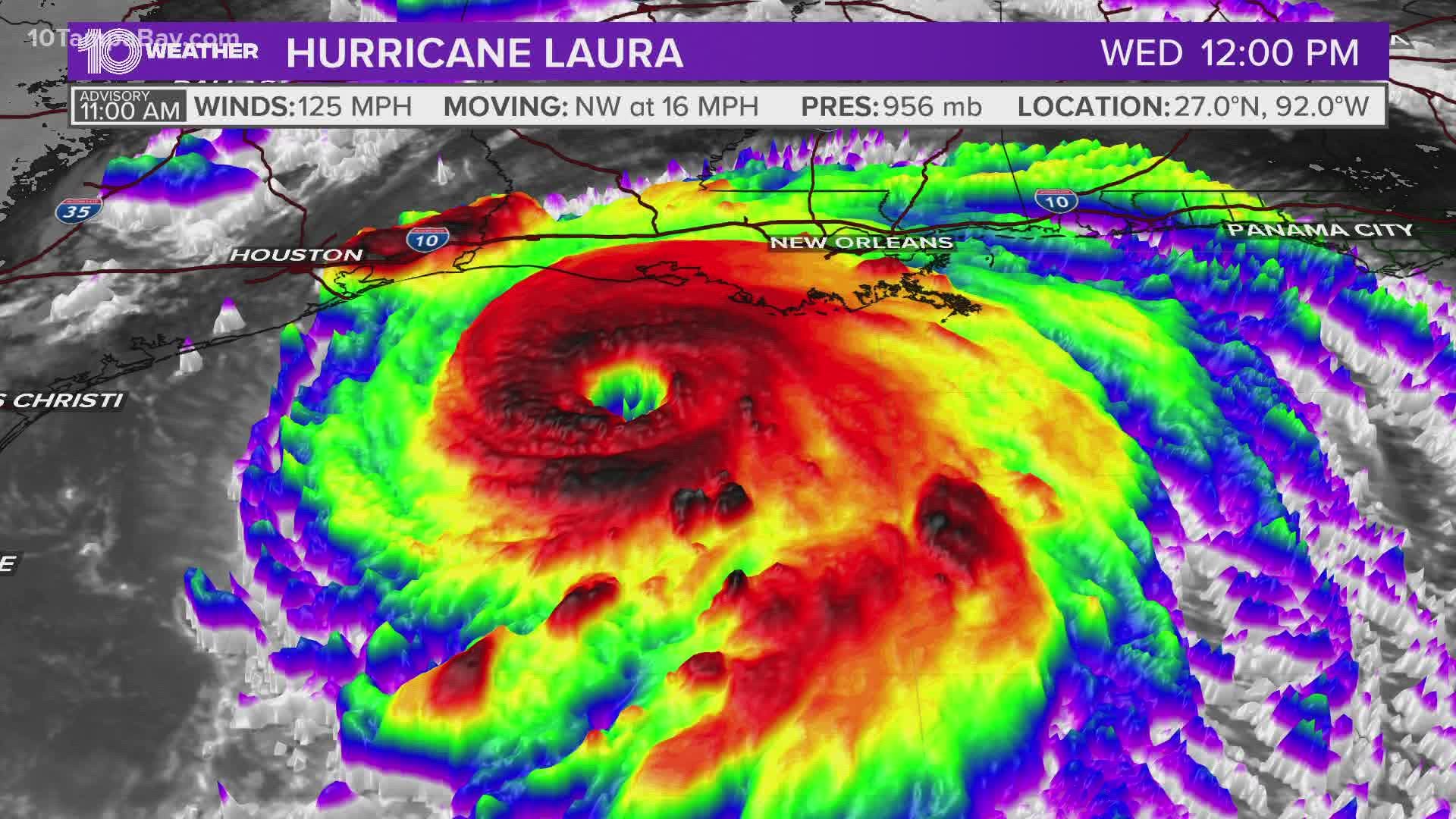 Hurricane Laura There Will Be Unsurvivable Storm Surge In Parts Of Texas Louisiana Wtsp Com