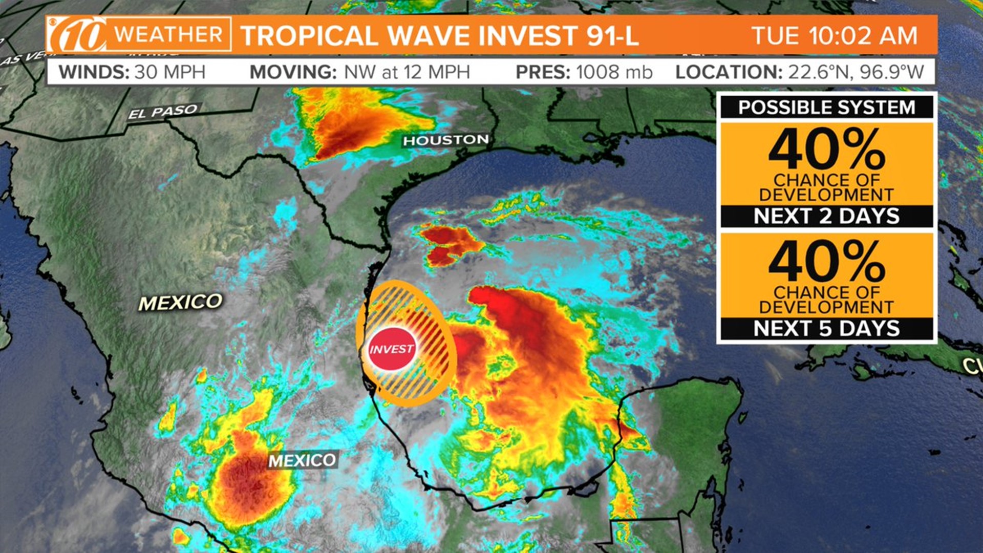 Meteorologists track system that'll bring heavy rain to the Gulf Coast ...