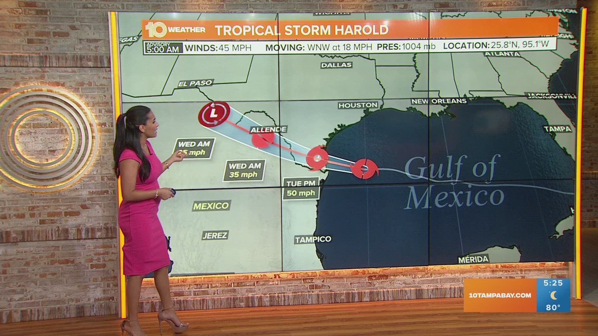 Tropical Storm Harold is expected to impact the southern Texas coast sometime Tuesday. And we're tracking more in the Atlantic.