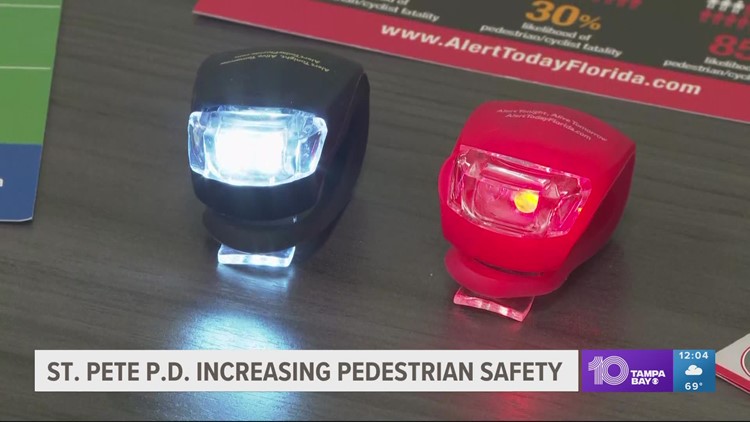 St. Pete police step up patrols to keep pedestrians safer on roads