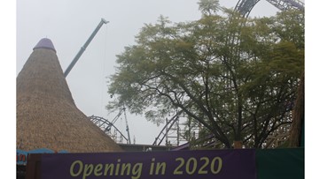 Busch Gardens Shows Off Almost Finished Iron Gwazi Coaster Solar