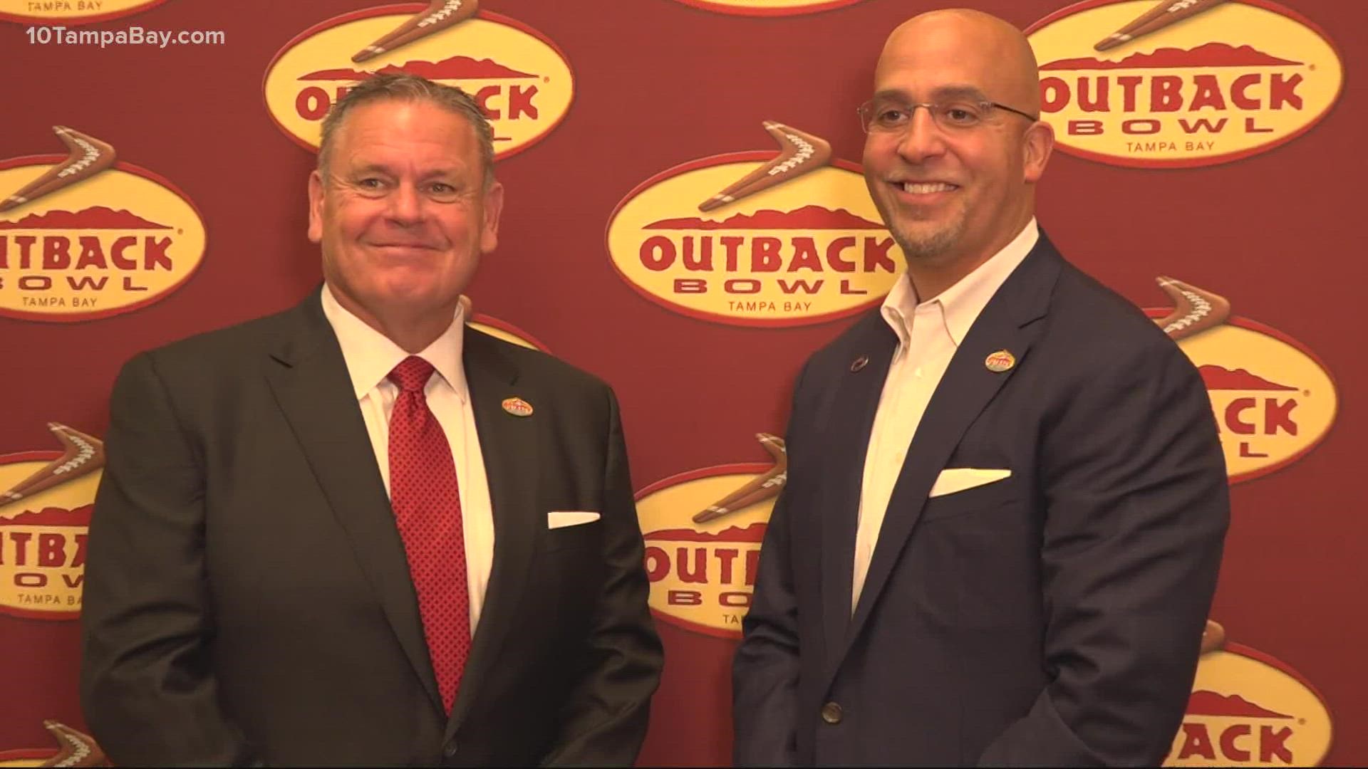 It's going to be a busy time with the Gasparilla Bowl and Outback Bowl coming to the Tampa Bay area.
