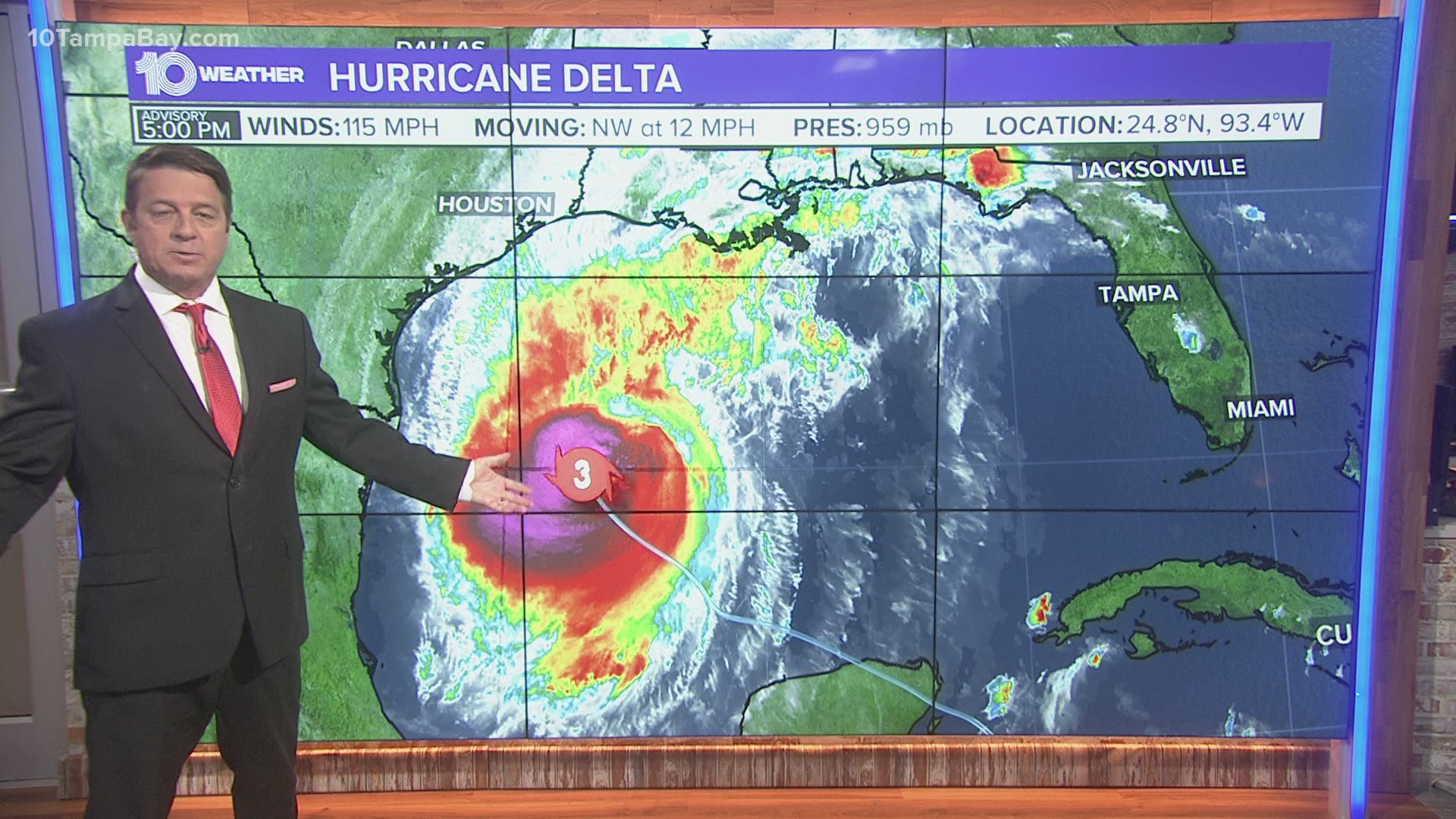 The hurricane is forecast to make landfall near the area where historic and deadly Hurricane Laura struck in late August.