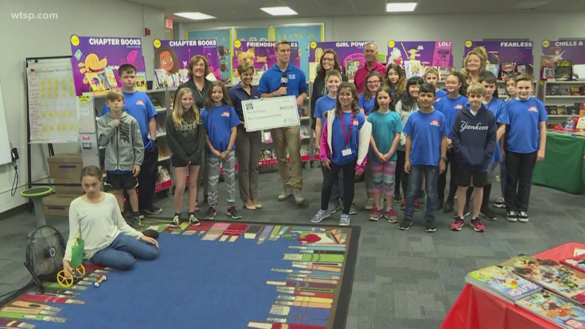 Duke Energy Florida presented a $1,000 check to Tara Elementary School. https://on.wtsp.com/2FsVGWb