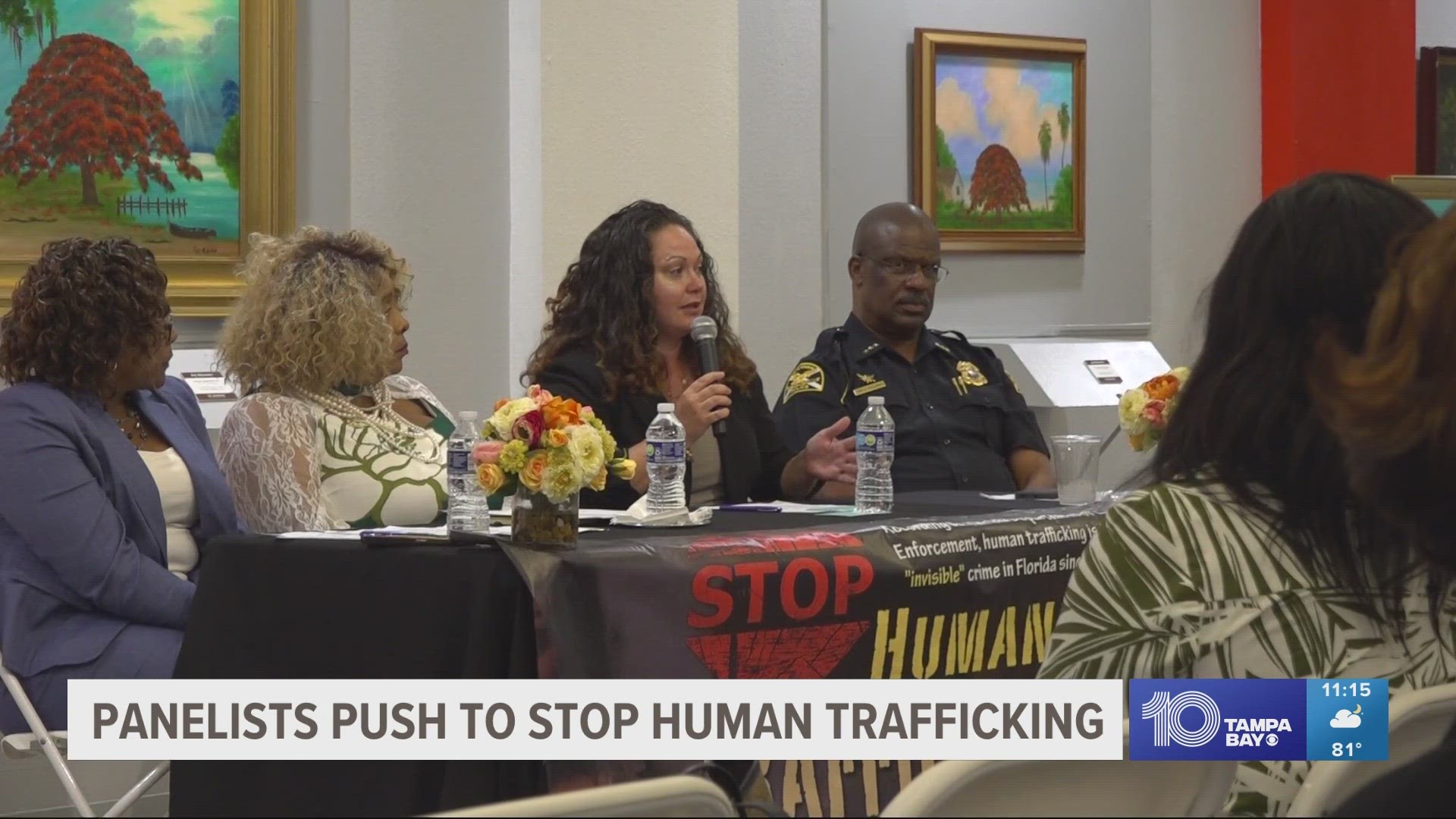 A panel was held to help the community learn how to protect everyone from traffickers on Thursday in St. Petersburg.
