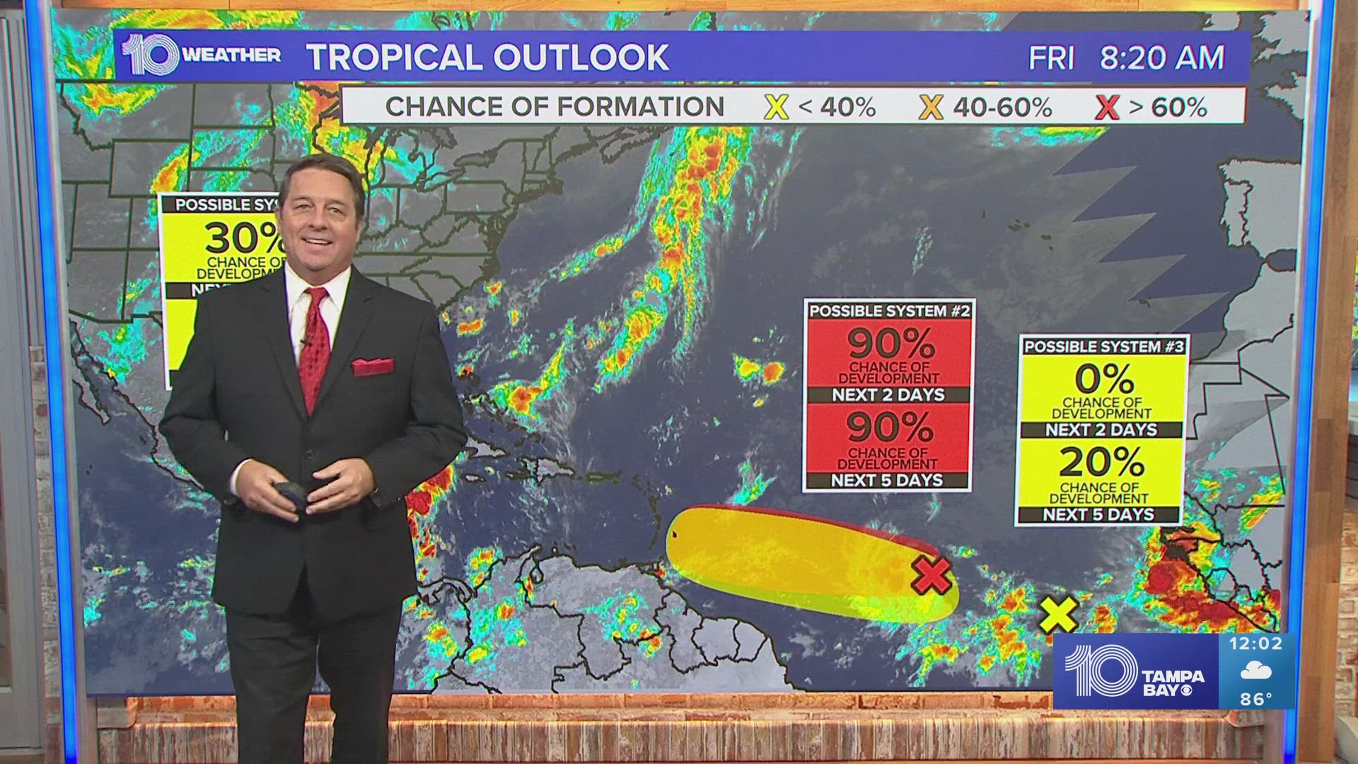 If it strengthens, the system will be named Beryl.