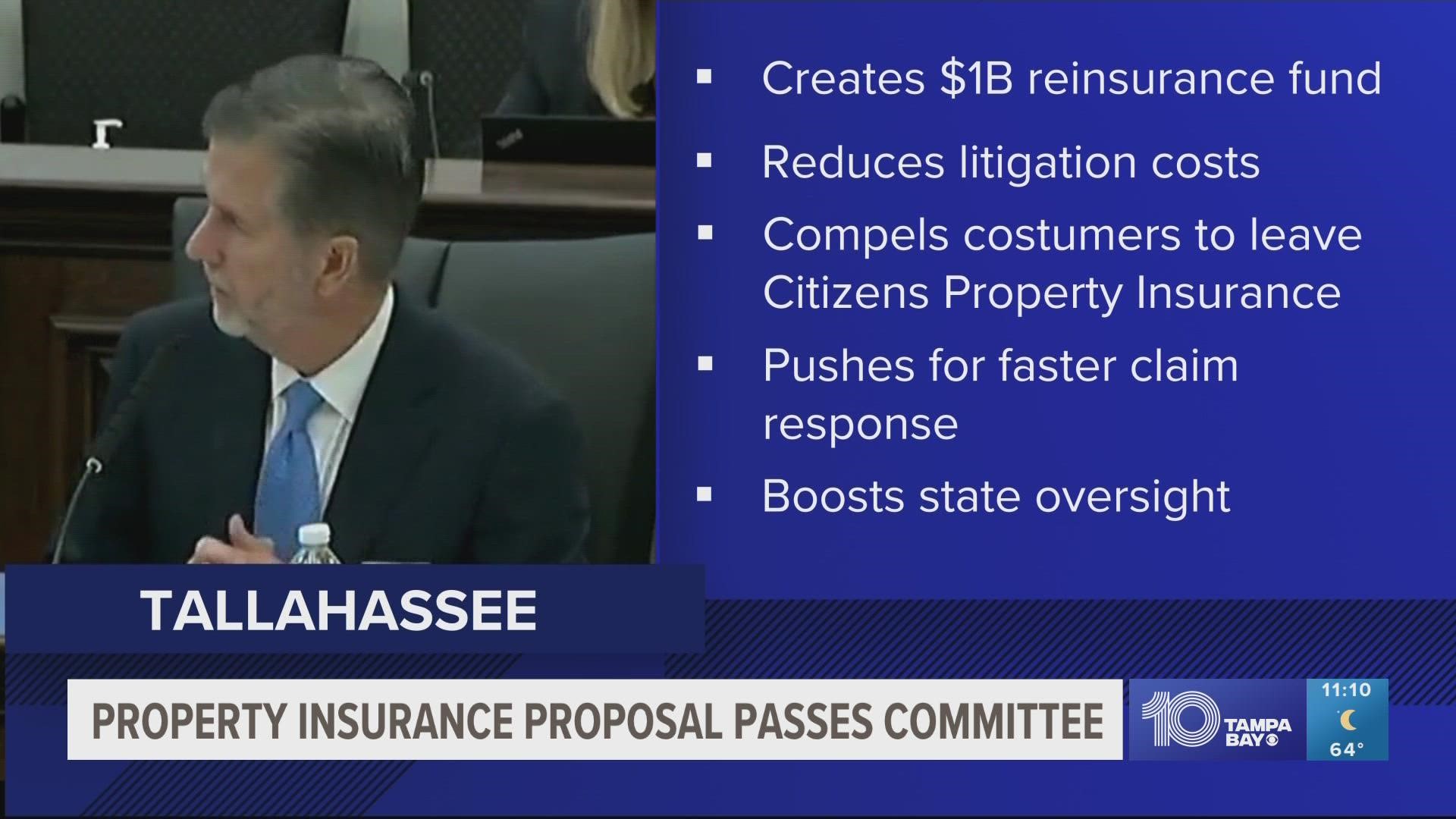 The 123-page bill was filed Friday night, less than three days before lawmakers begin a special session on insurance, property tax relief for Hurricane Ian victims.
