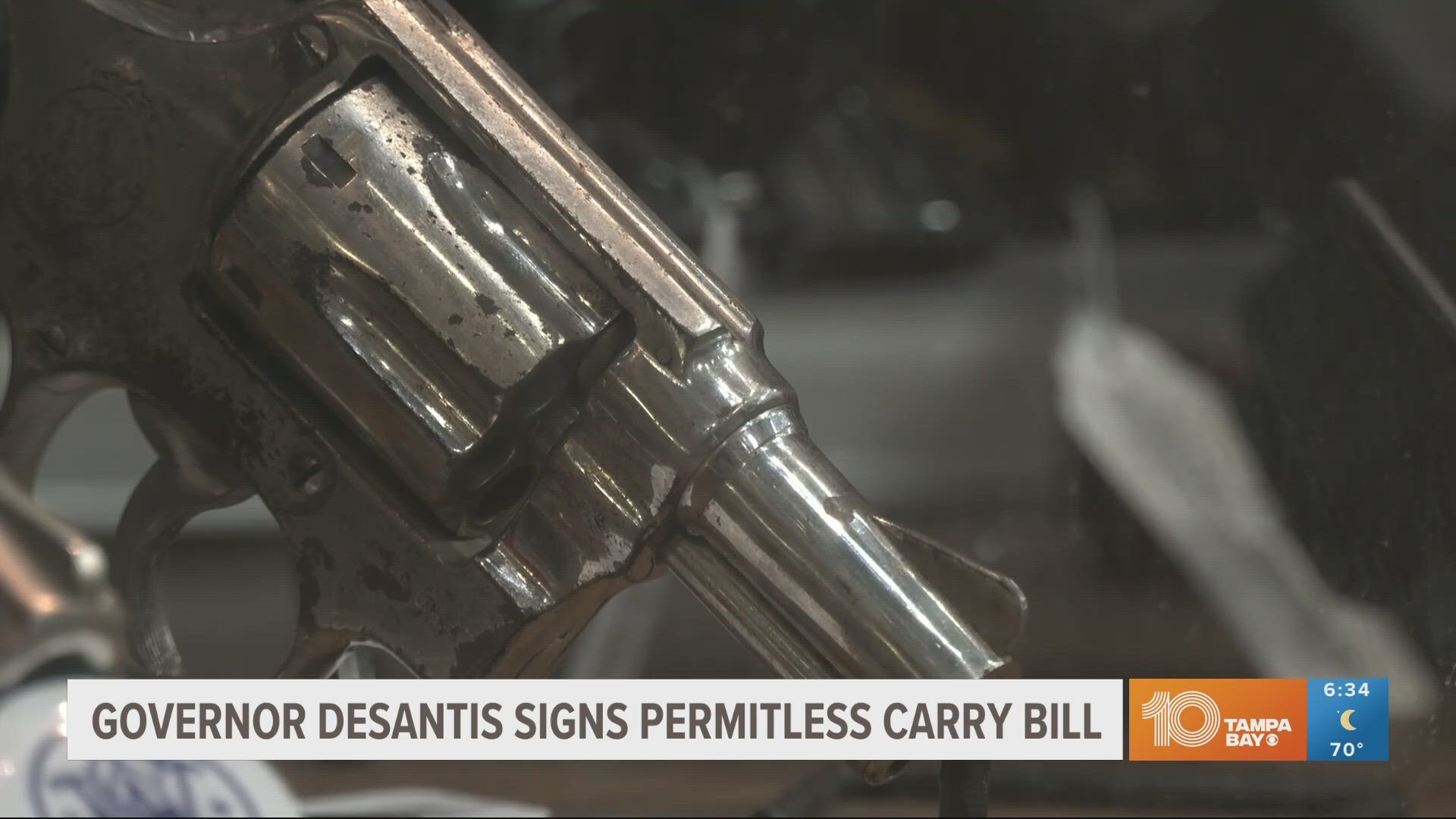 'Permitless carry' legal in Florida after Gov. DeSantis signs new law