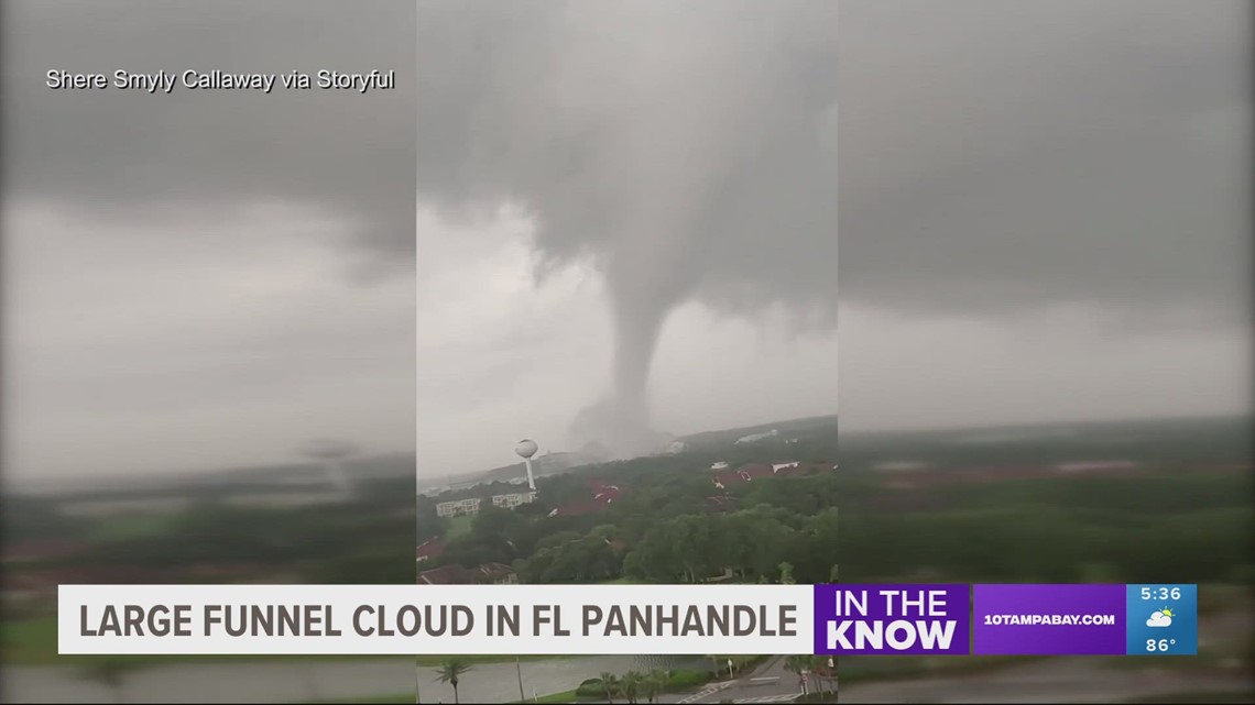 WATCH: Tornado spotted moving through Florida Panhandle | wtsp.com