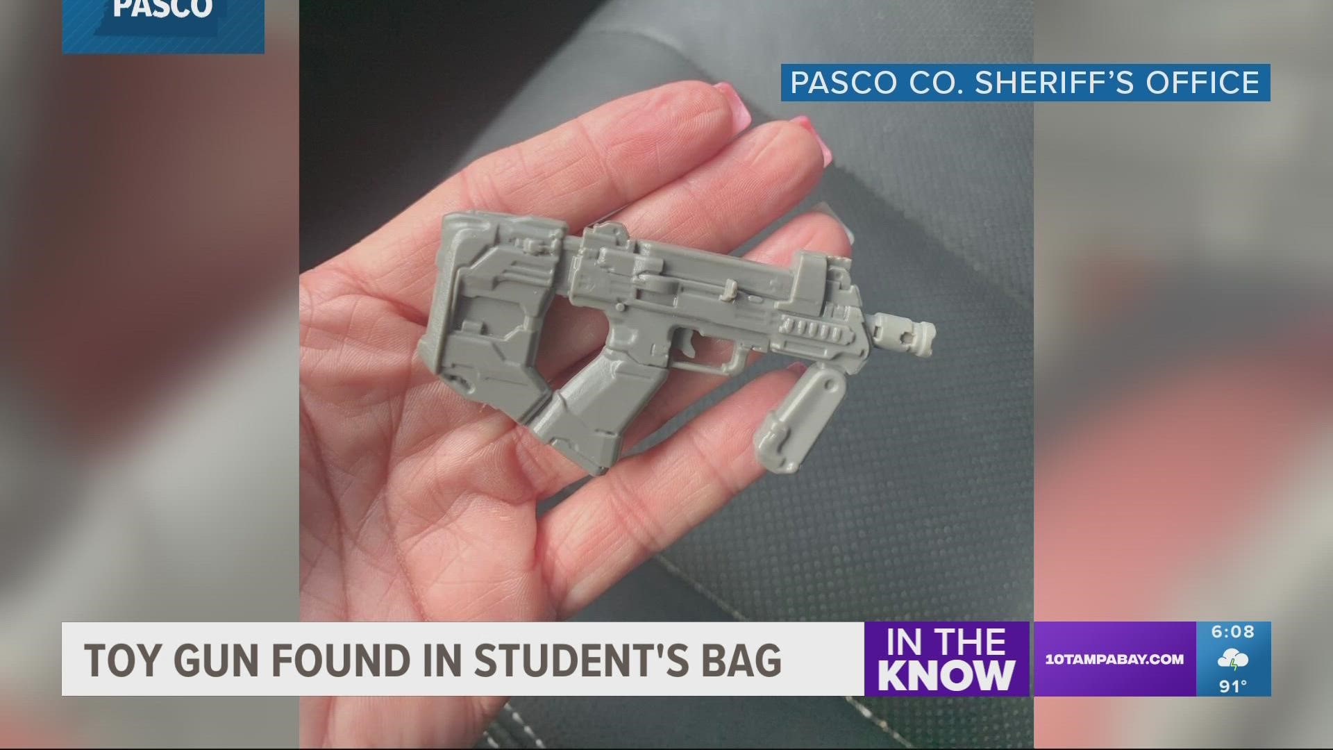 Leaders said a student told the bus driver that another child had a gun in their backpack.