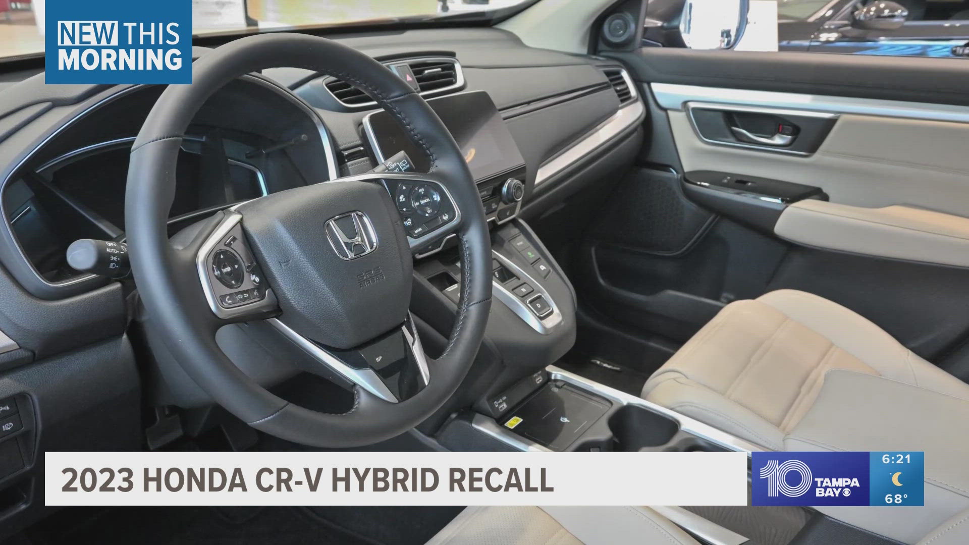 The 2023 CR-V Hybrid is being recalled because its battery can lose power and could trigger a fire.