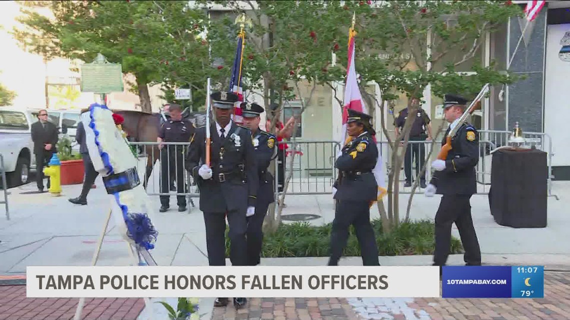 Tampa police honor fallen officers during memorial ceremony