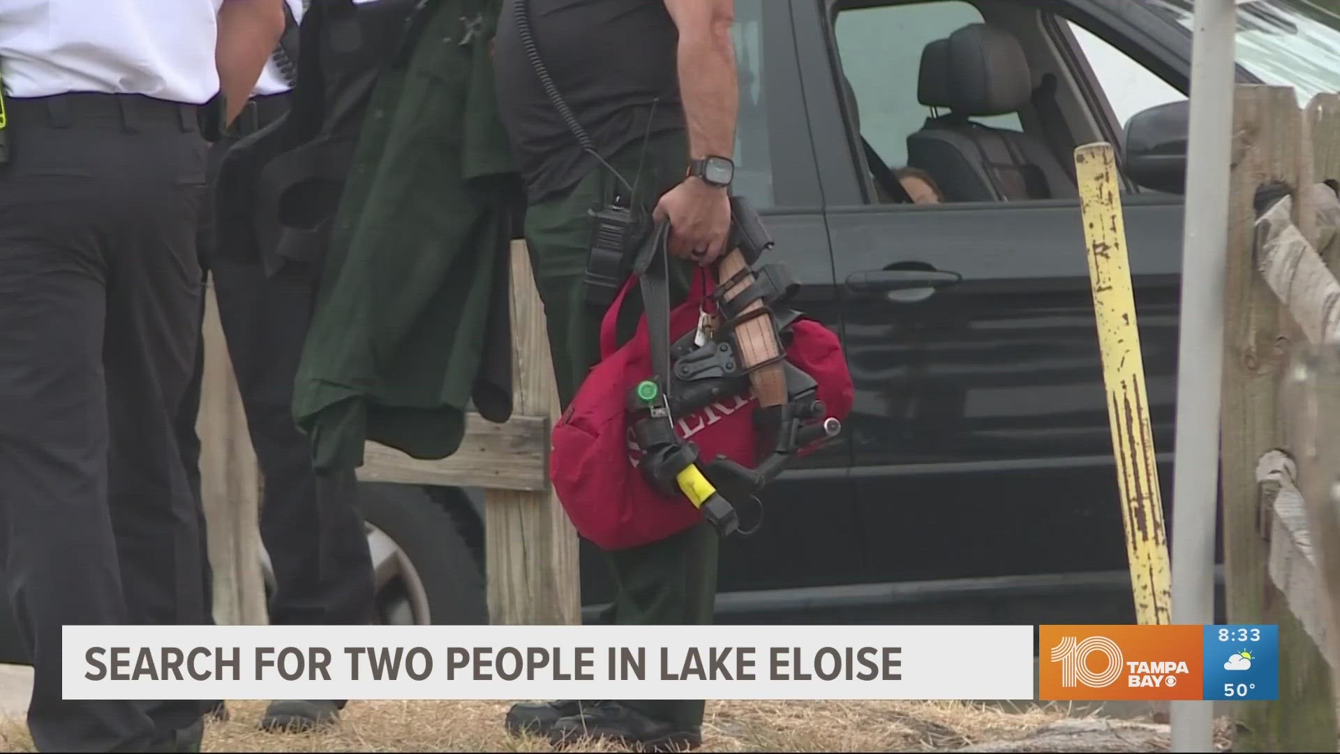 Lake Eloise is near the Legoland theme park in Winter Haven. Since law enforcement officials have been working to find the two missing people.