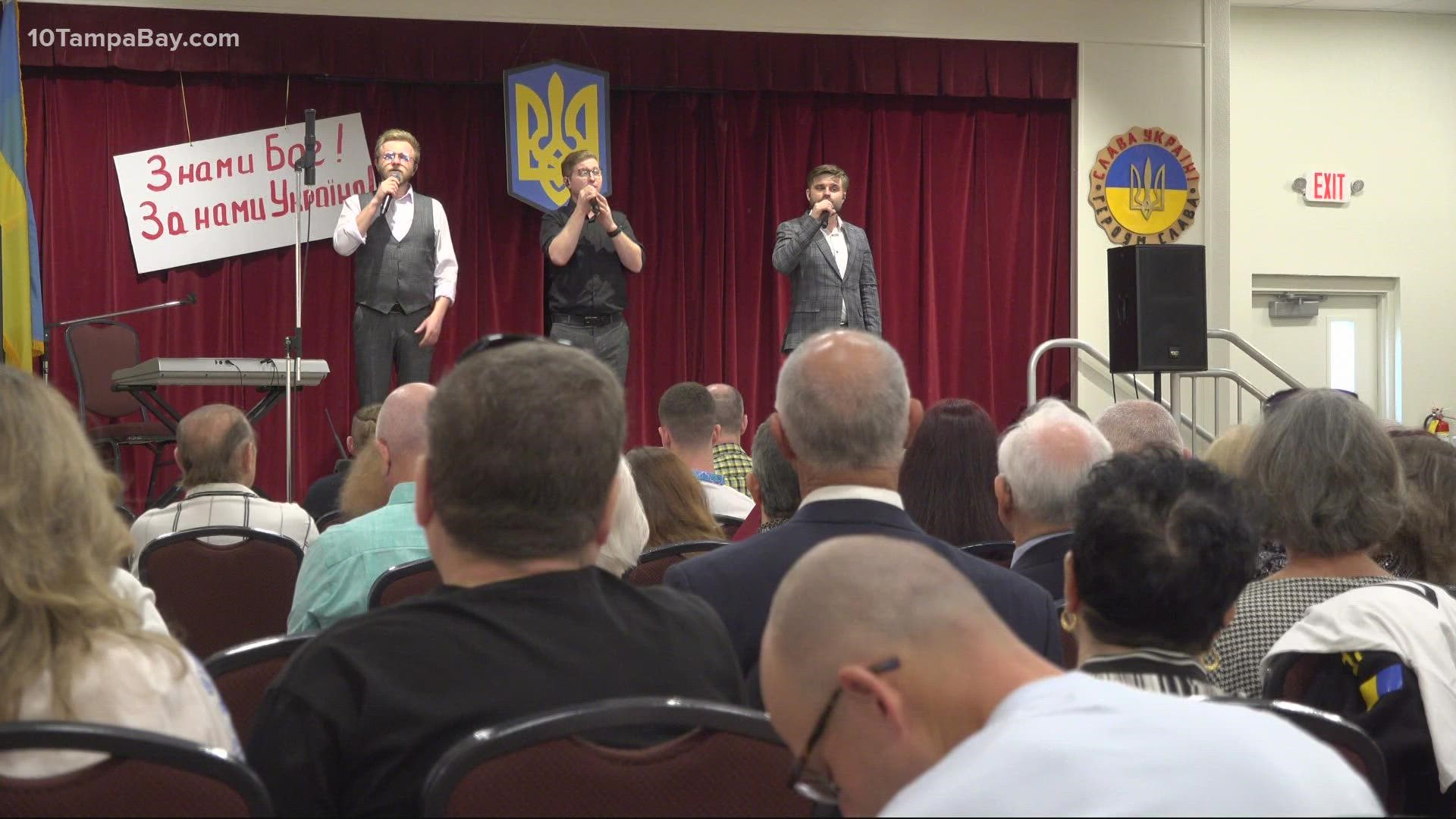 "Revived Soldiers Ukraine" held two concerts in St. Petersburg and North Port over the weekend.