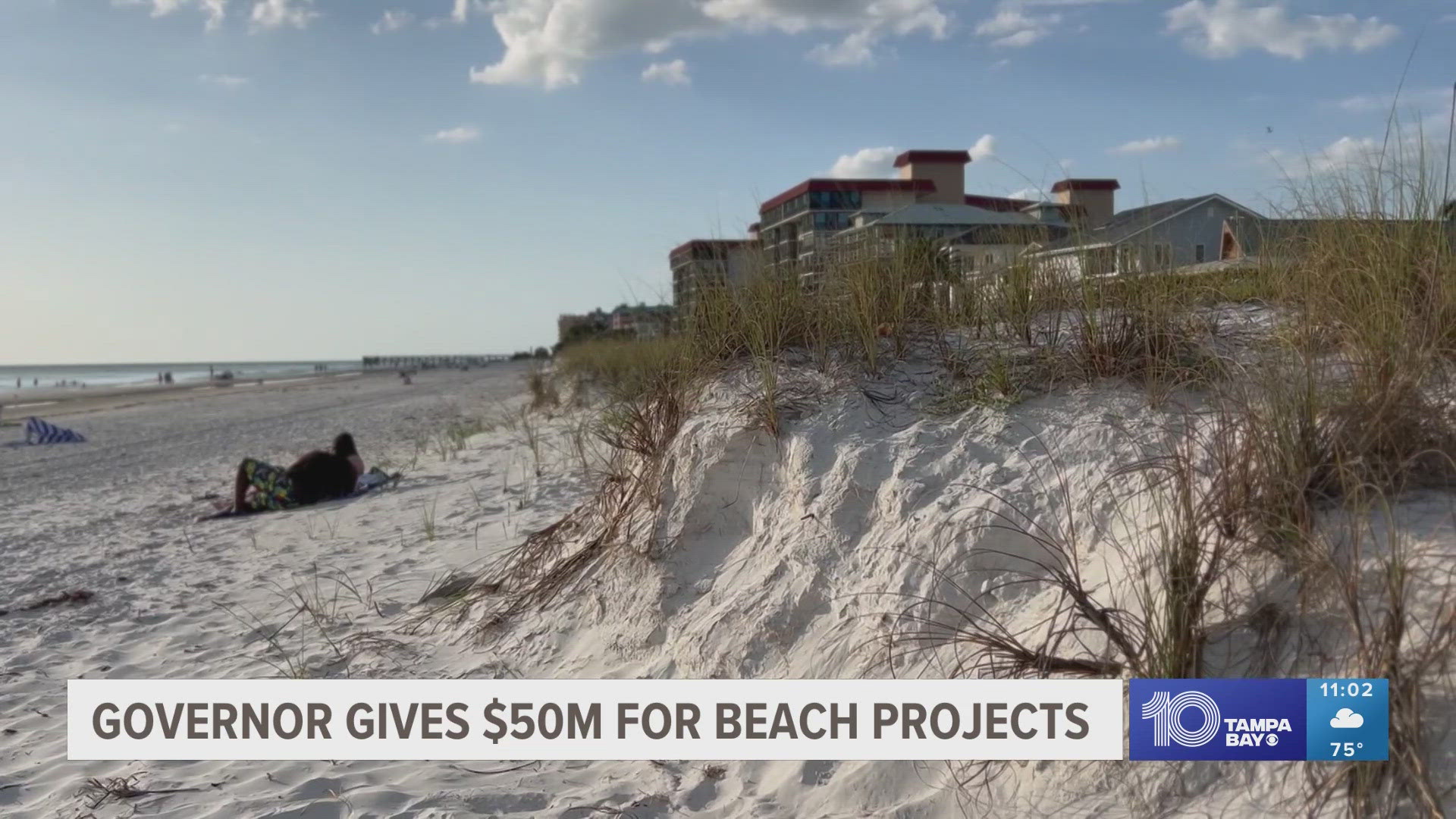 One Pinellas County beach may not benefit from the new funds coming to beach nourishment projects.