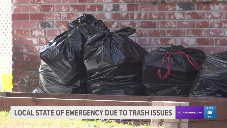 Polk County issues local state of emergency for trash pickup issues