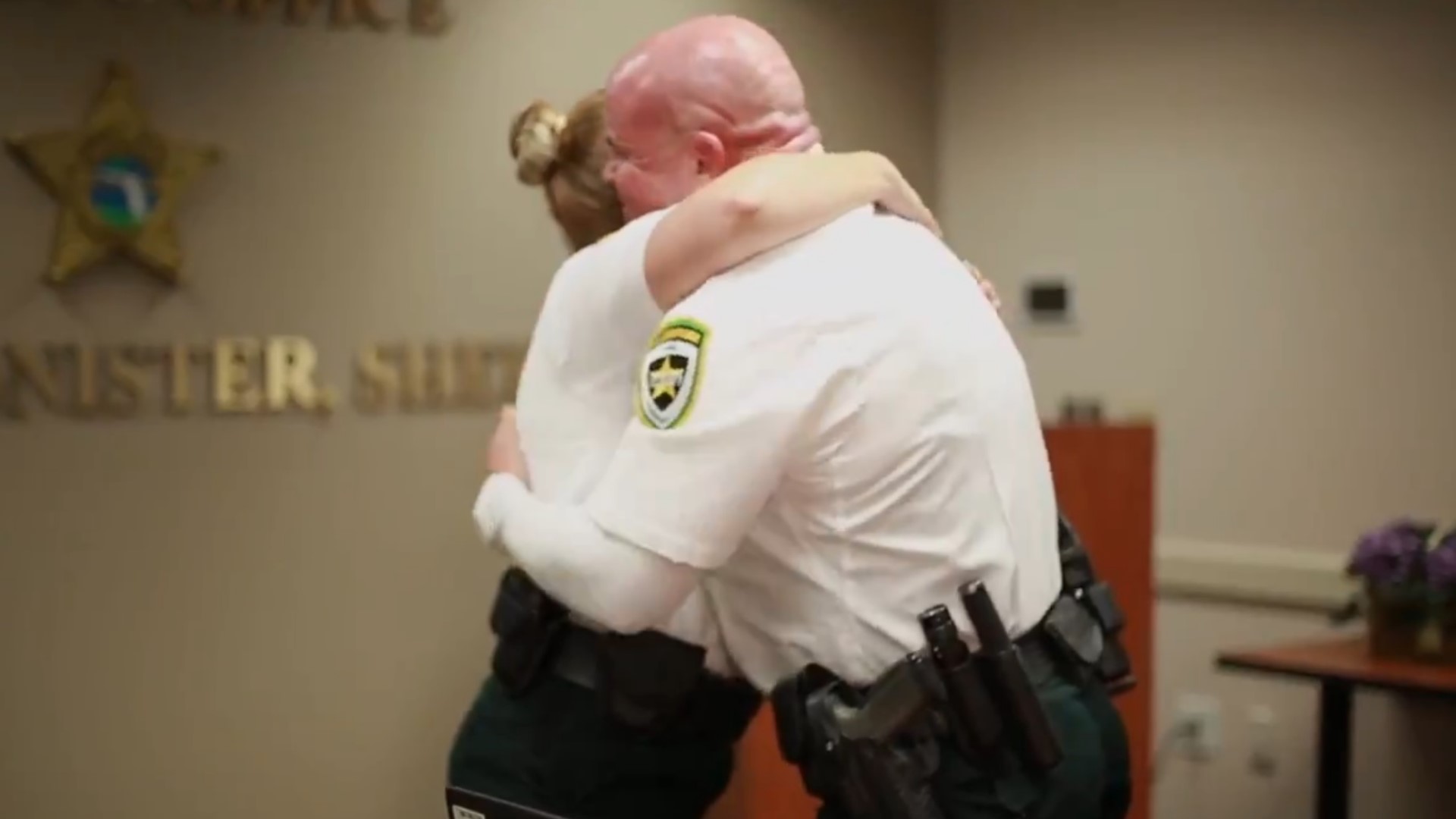 Deputies with the Hillsborough County Sheriff's Office would consider themselves a family. But, apparently, some of them are actually part of one -- literally. (Video: Hillsborough County Sheriff's Office)