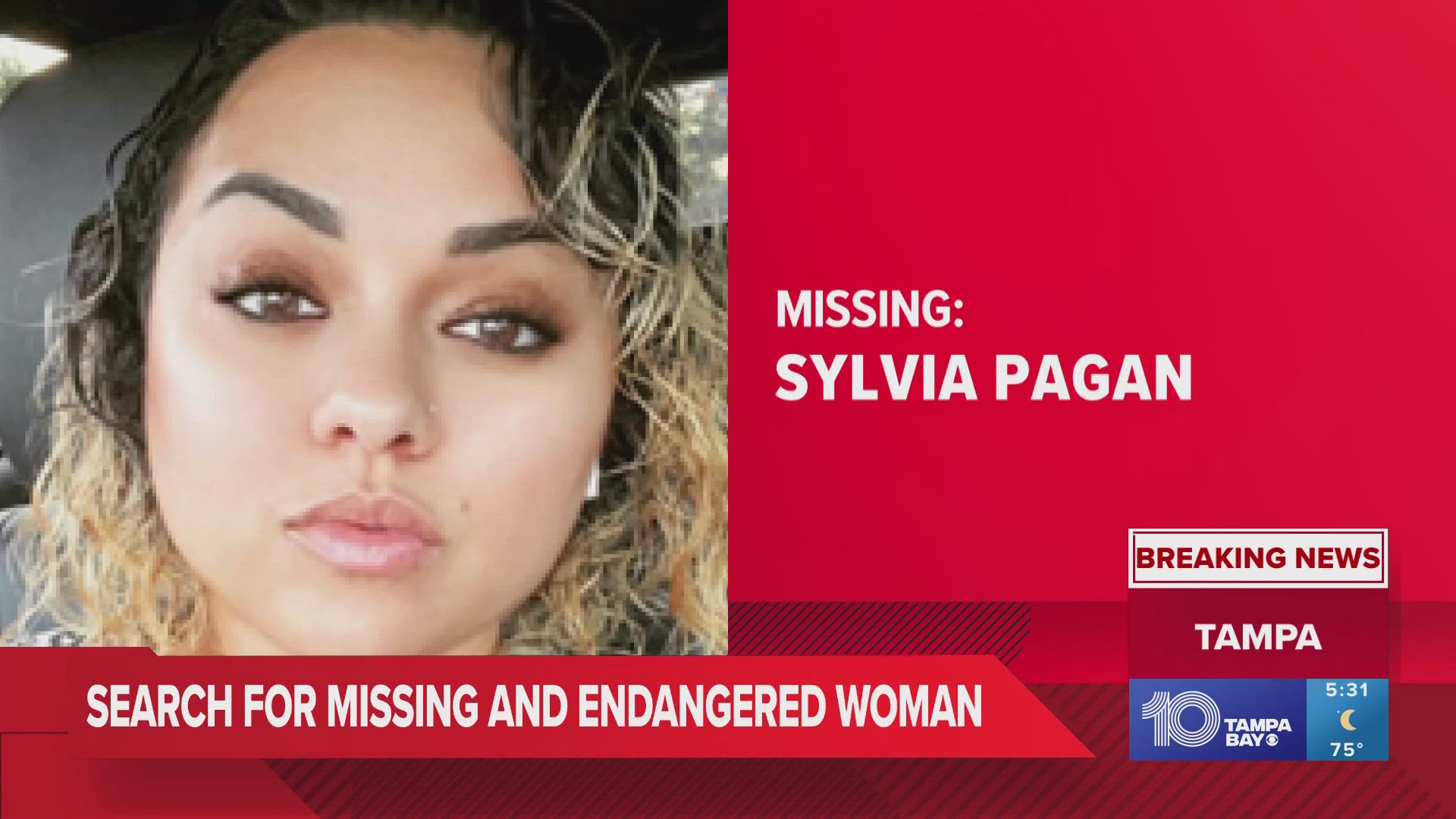 Sylvia Pagan was last seen around 10 a.m. on May 12 on Altman Street near East Bougainvillea Avenue.