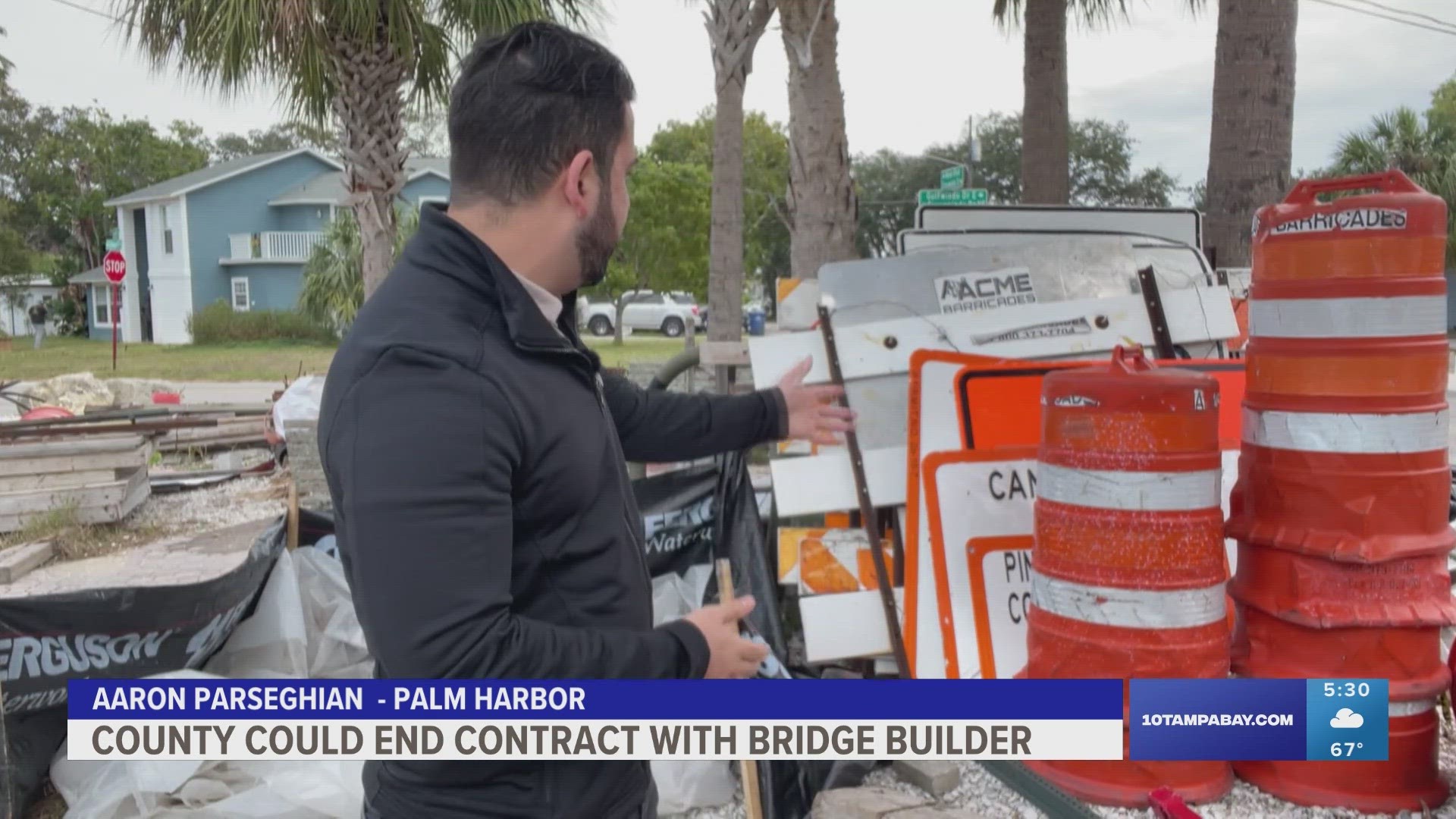 Construction delays and piles of debris have neighbors in one Pinellas County community voicing months of frustrations.