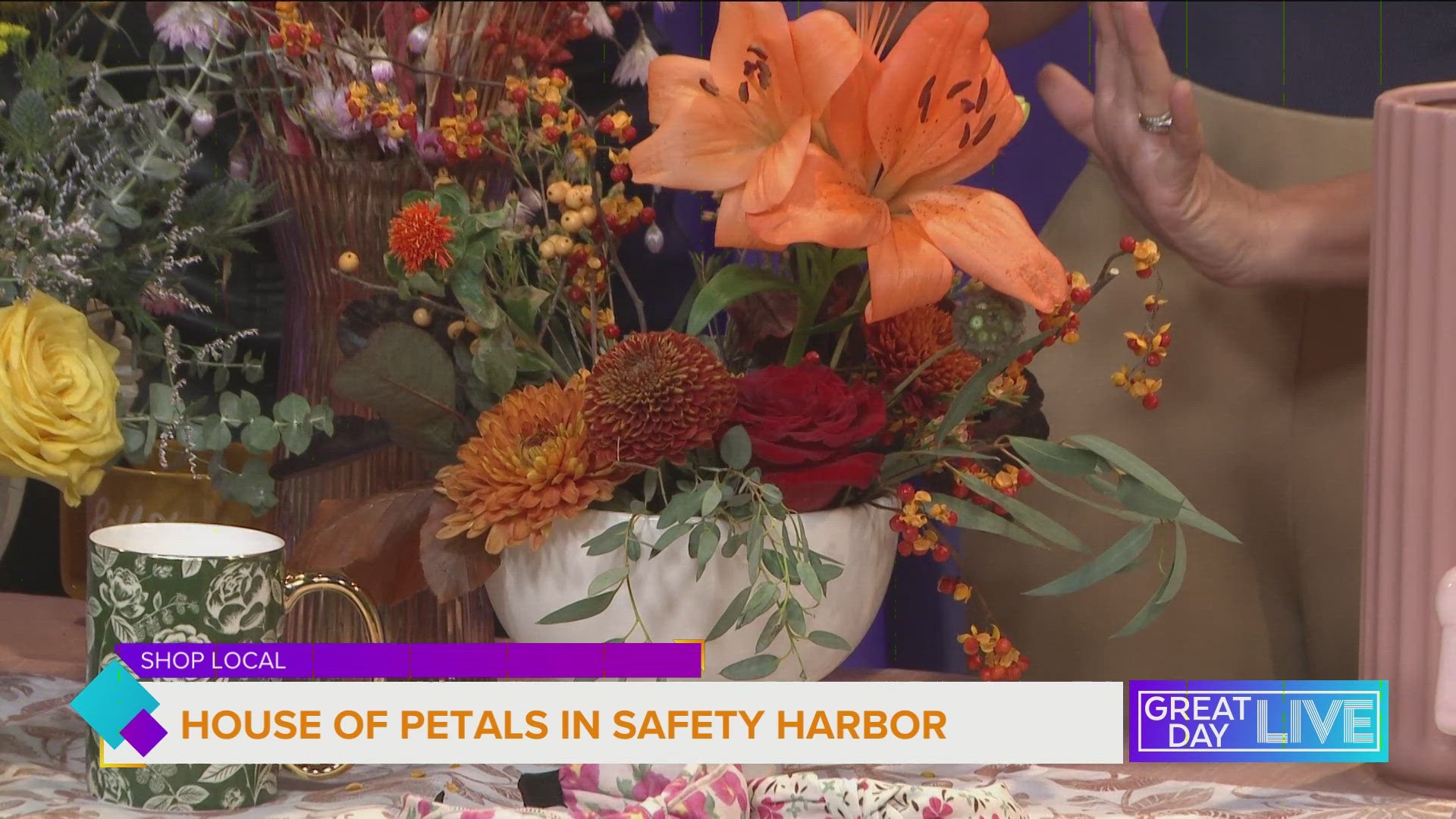 Shop local for your florals and gifts by visiting House of Petals in Safety Harbor.