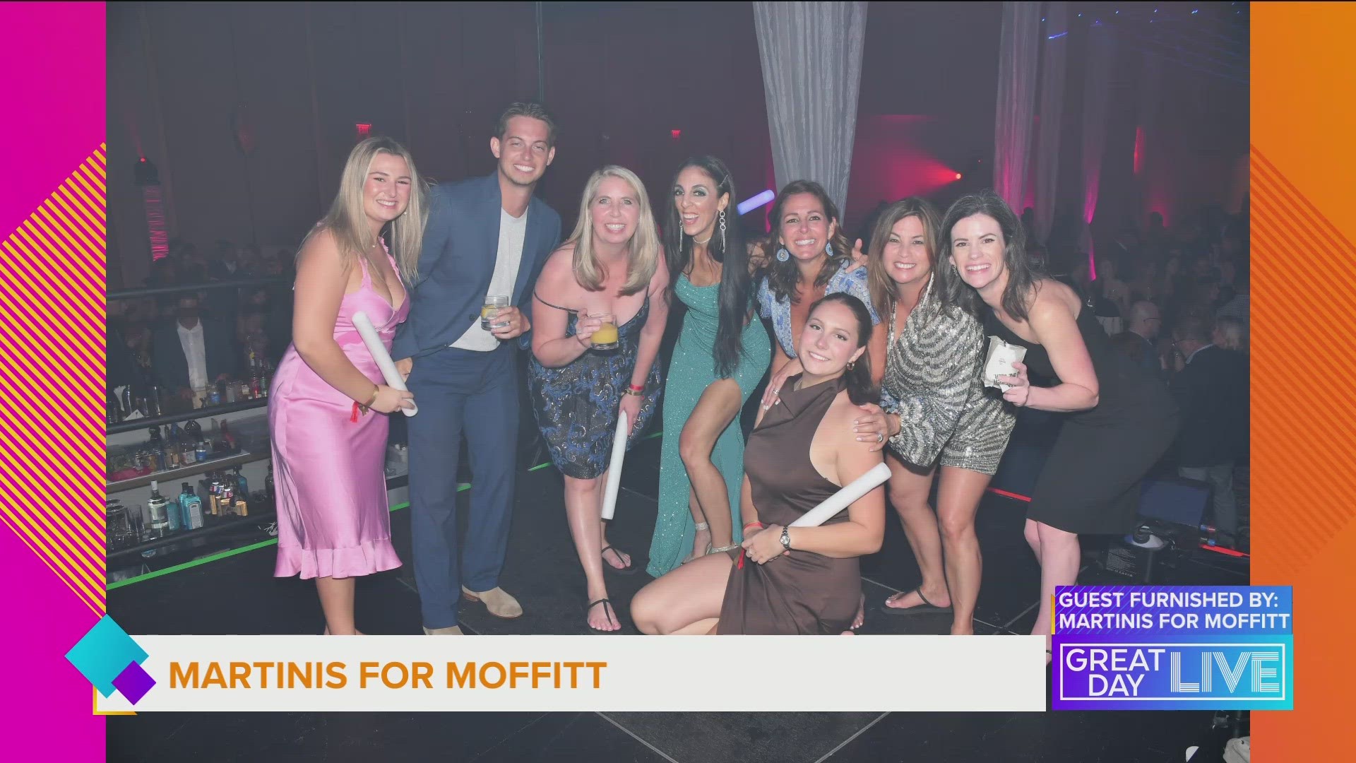 Martinis for Moffitt is the largest external fundraiser for Moffitt Cancer Center. It helps raise awareness and donations.