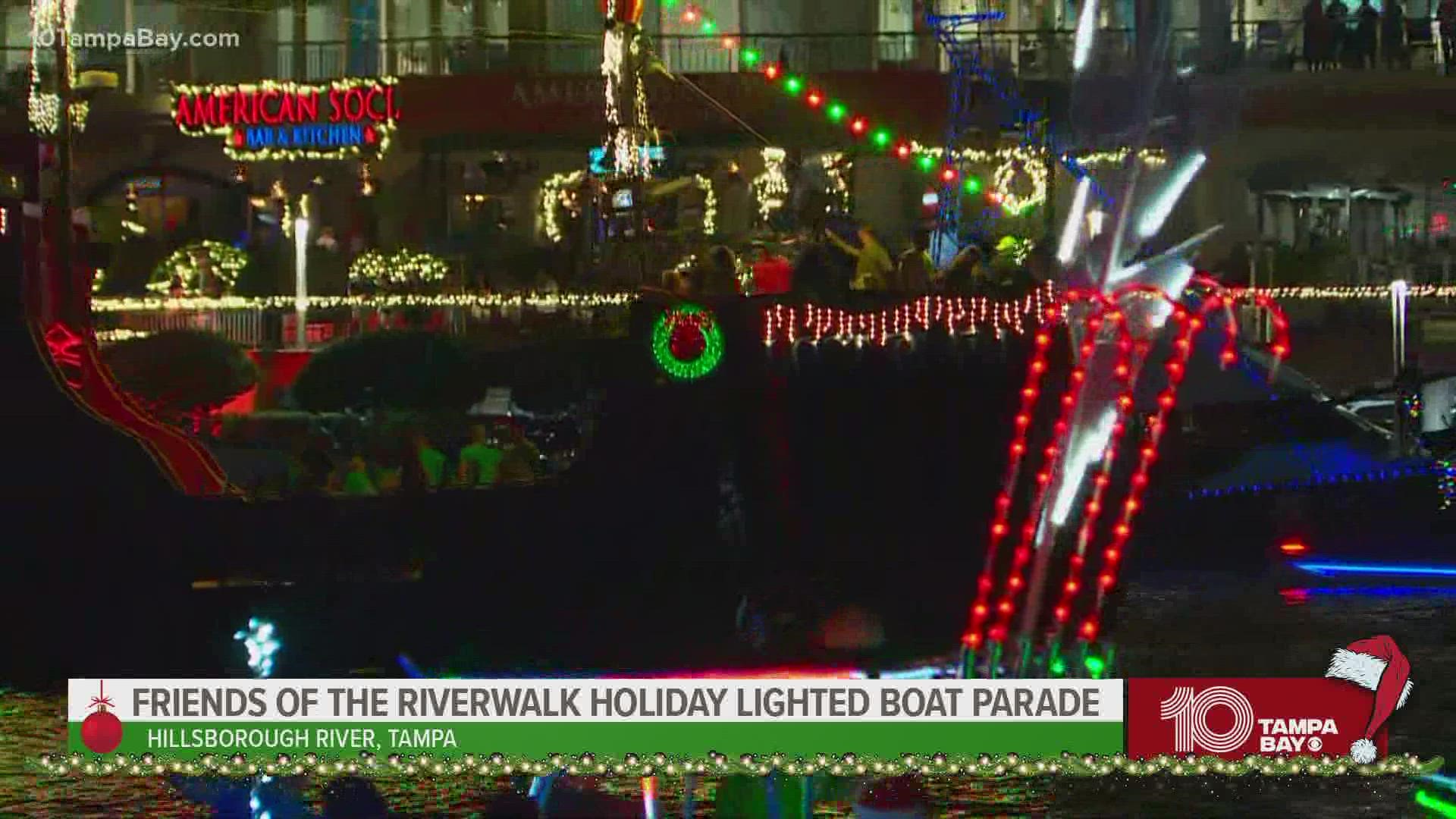 Tampa's Holiday Lighted Boat Parade was held Saturday