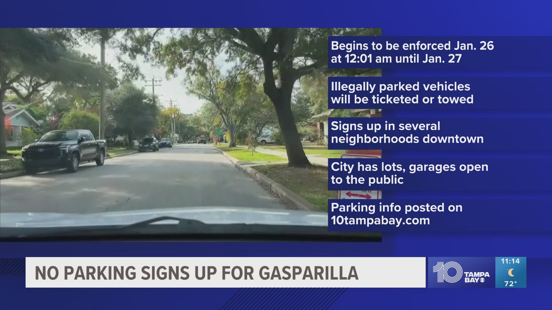 See where to park — and where not to park for the 2024 Gasparilla Parade of Pirates.