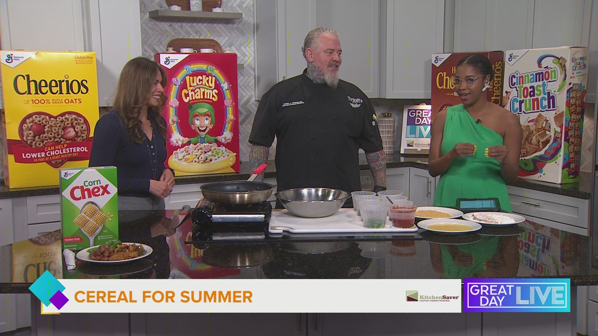 Lorena and Chef Daniel from Feeding Tampa Bay join us with more on the cereal for summer campaign, and even share a healthy recipe.