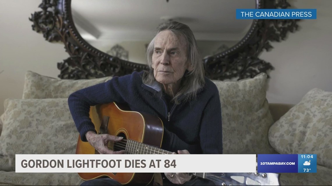 Canadian folk singer Gordon Lightfoot dies at 84